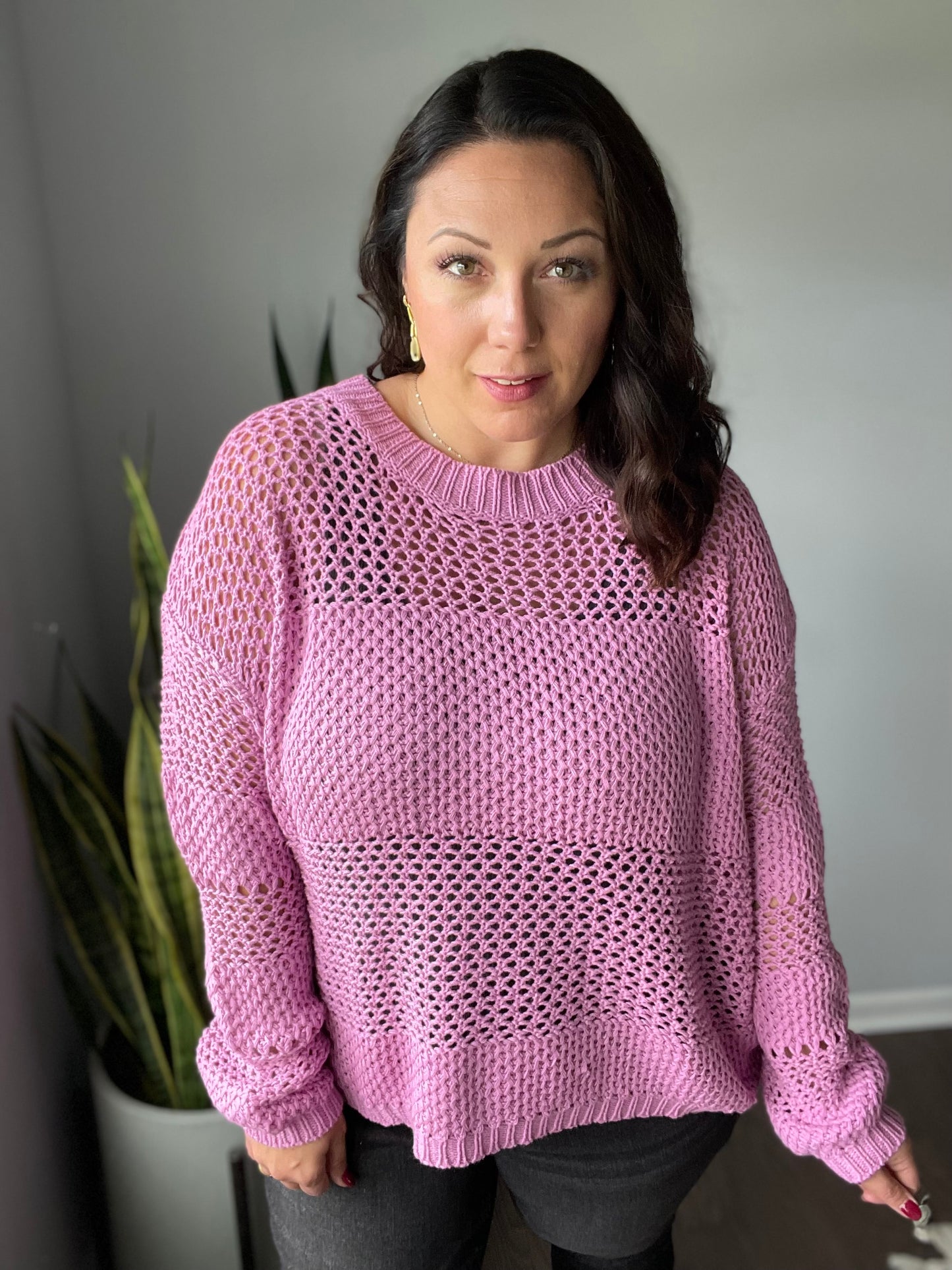 My Latest Love Loose Knit Sweater