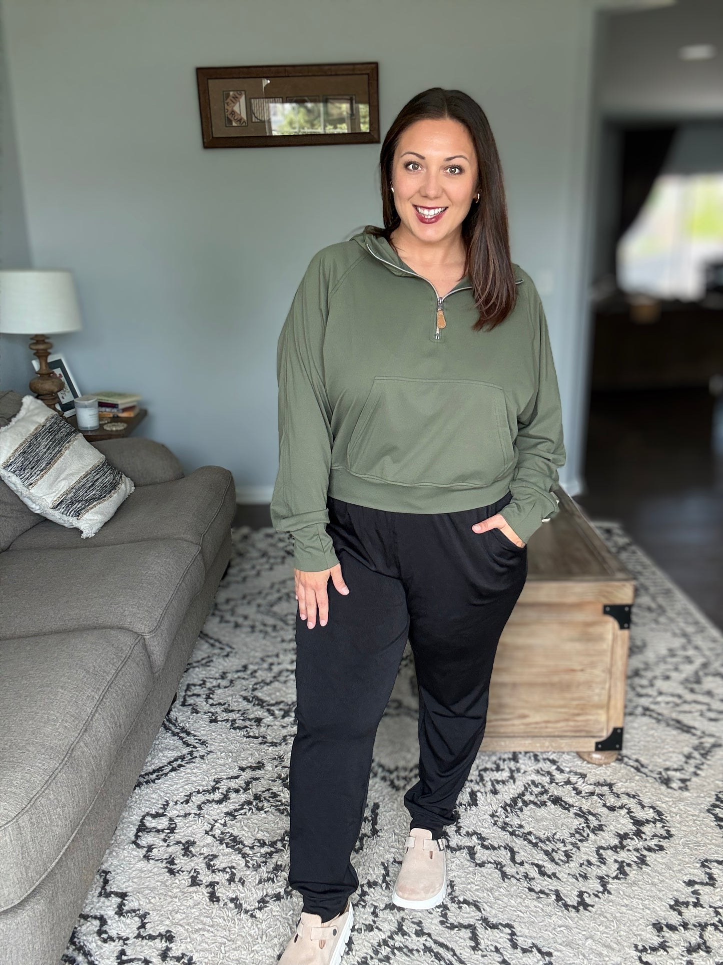Michelle Mae Cloud Joggers - Black