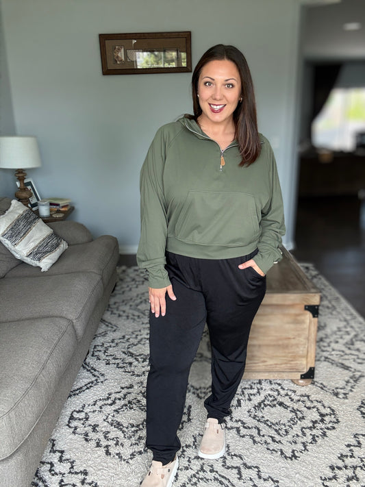 Michelle Mae Cloud Joggers - Black