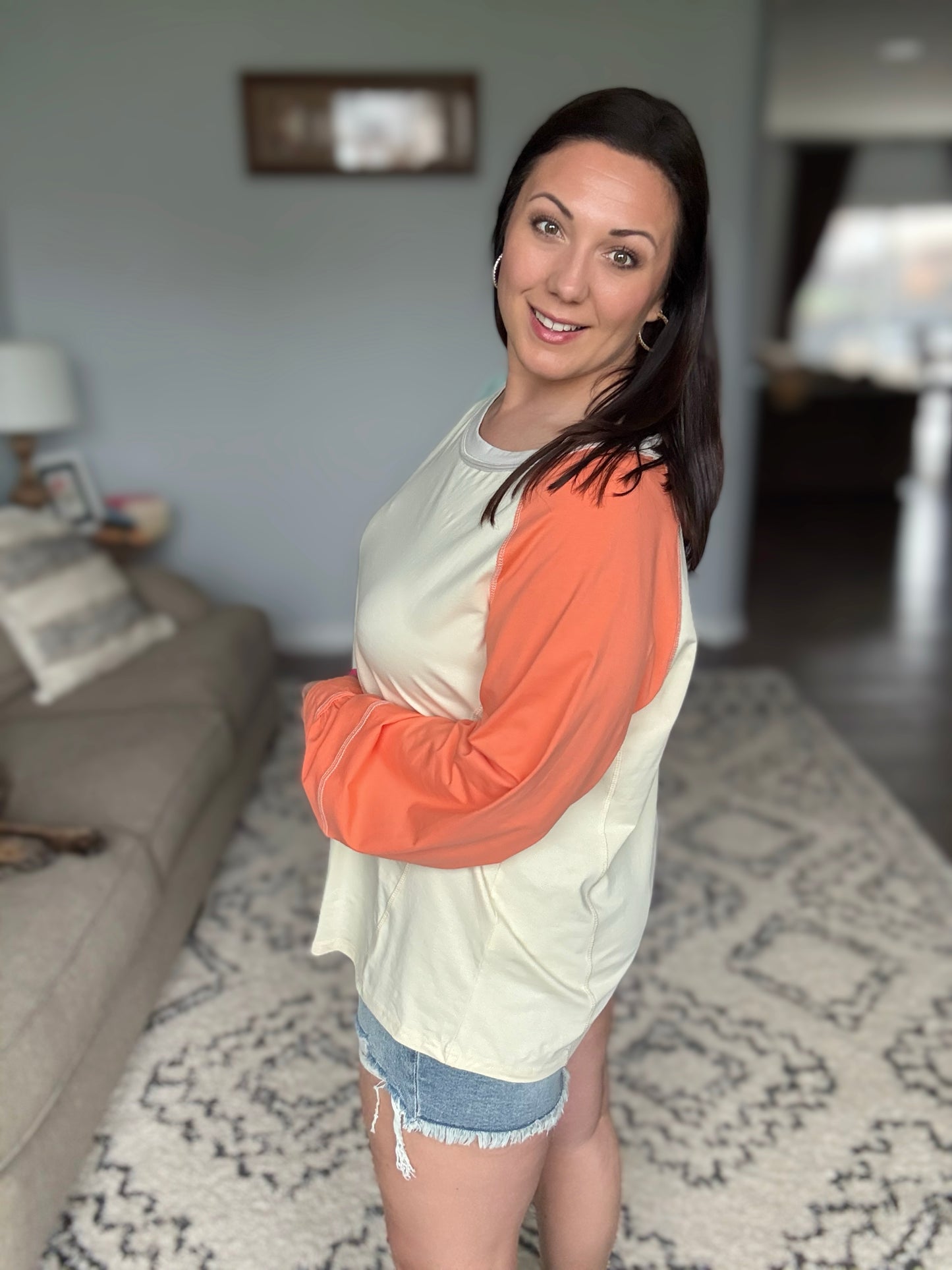 Color Me Confused Color Block Top