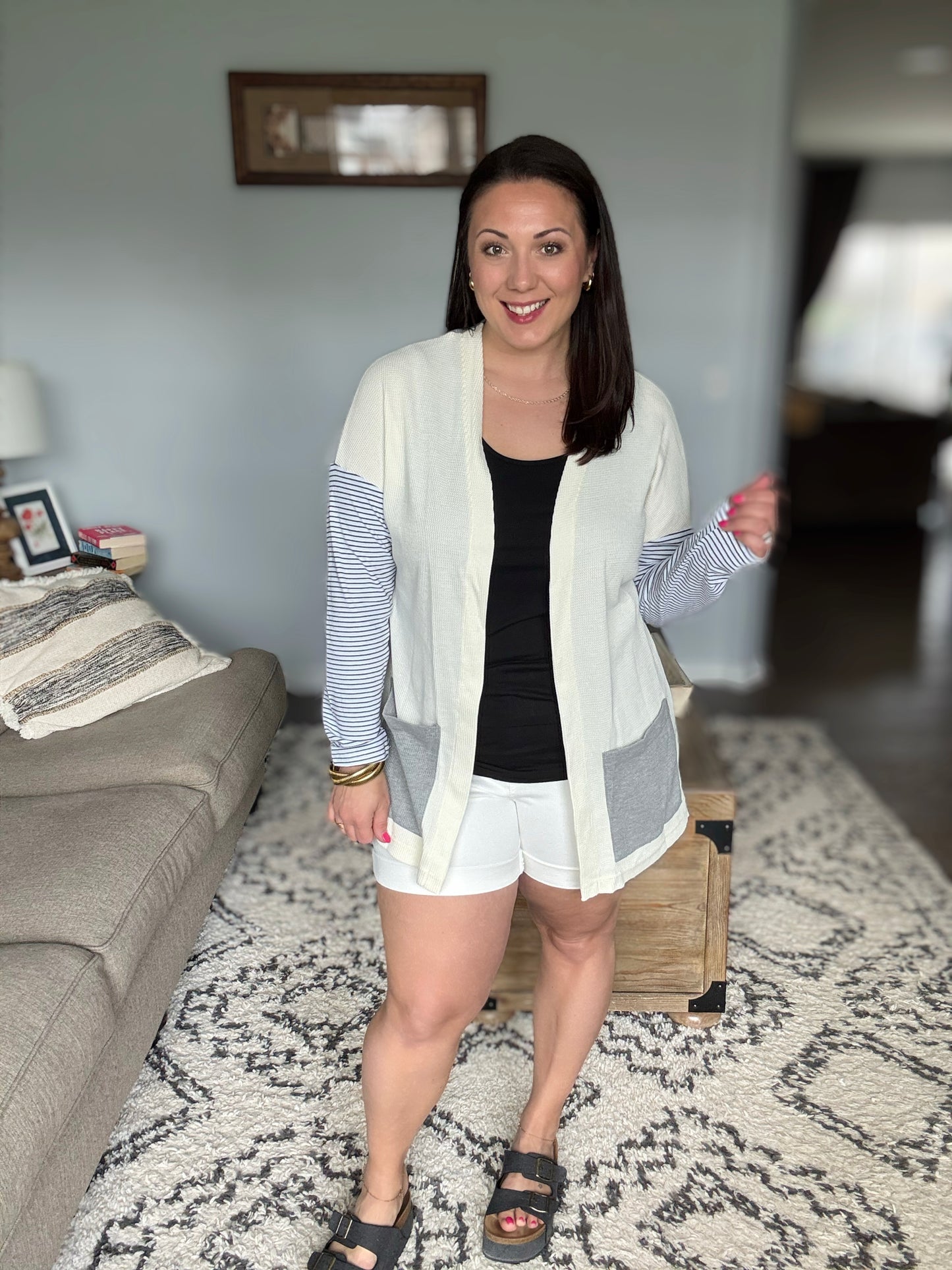 Consider it So Color Block Cardigan