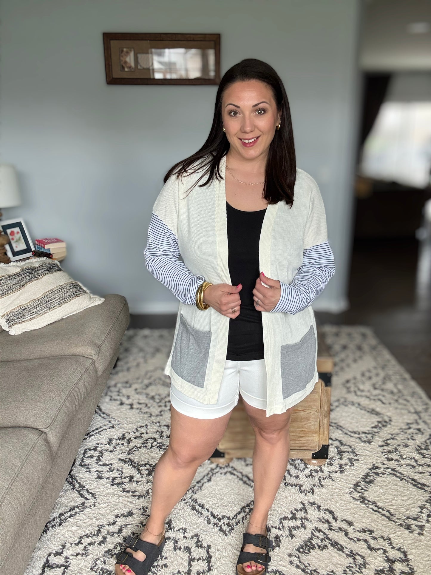 Consider it So Color Block Cardigan