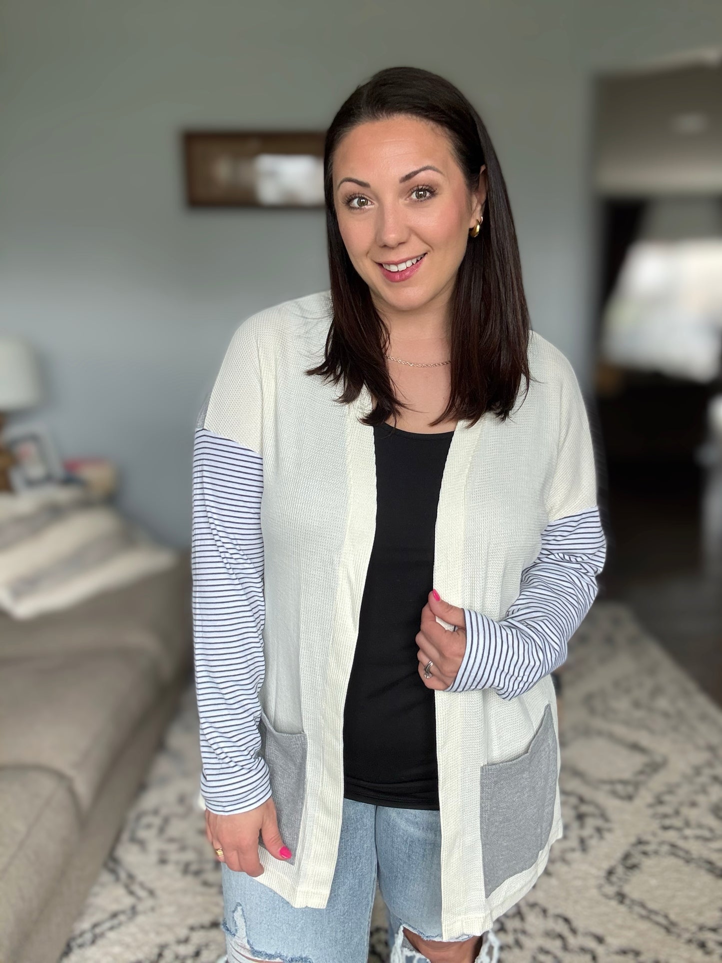 Consider it So Color Block Cardigan