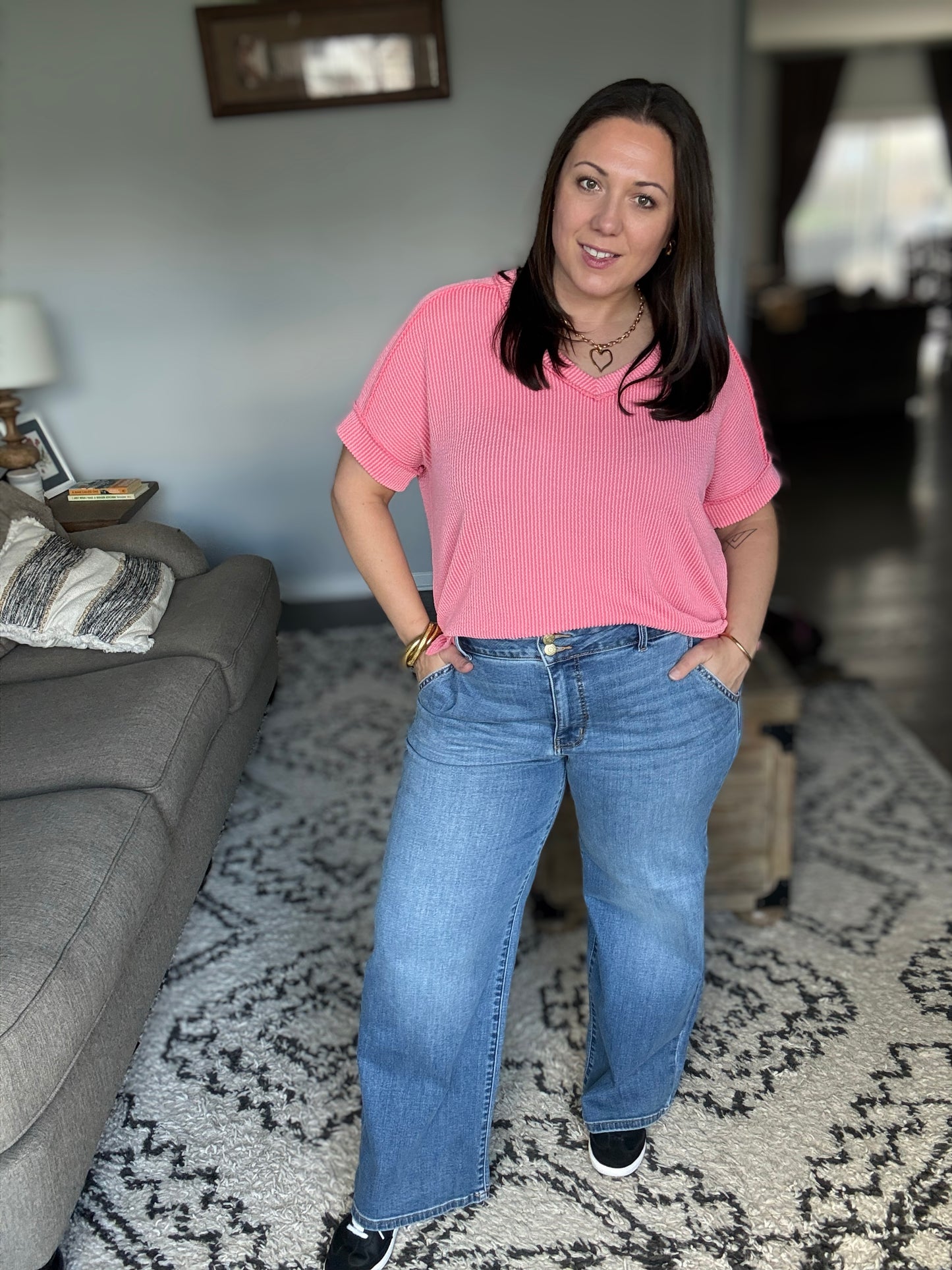 Trouser Style High Waist Judy Blue Jeans - 30" Inseam Short