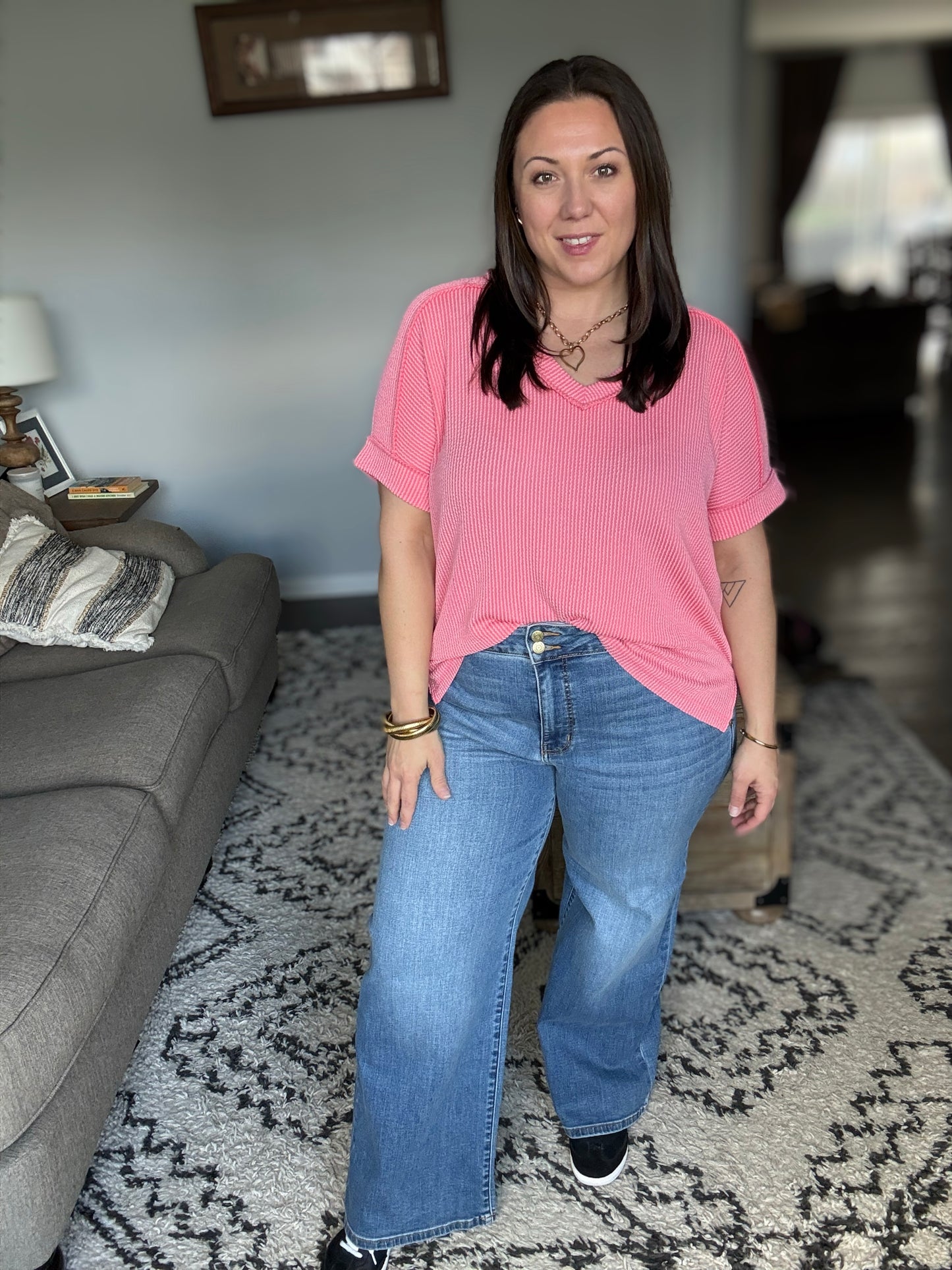 Trouser Style High Waist Judy Blue Jeans - 30" Inseam Short