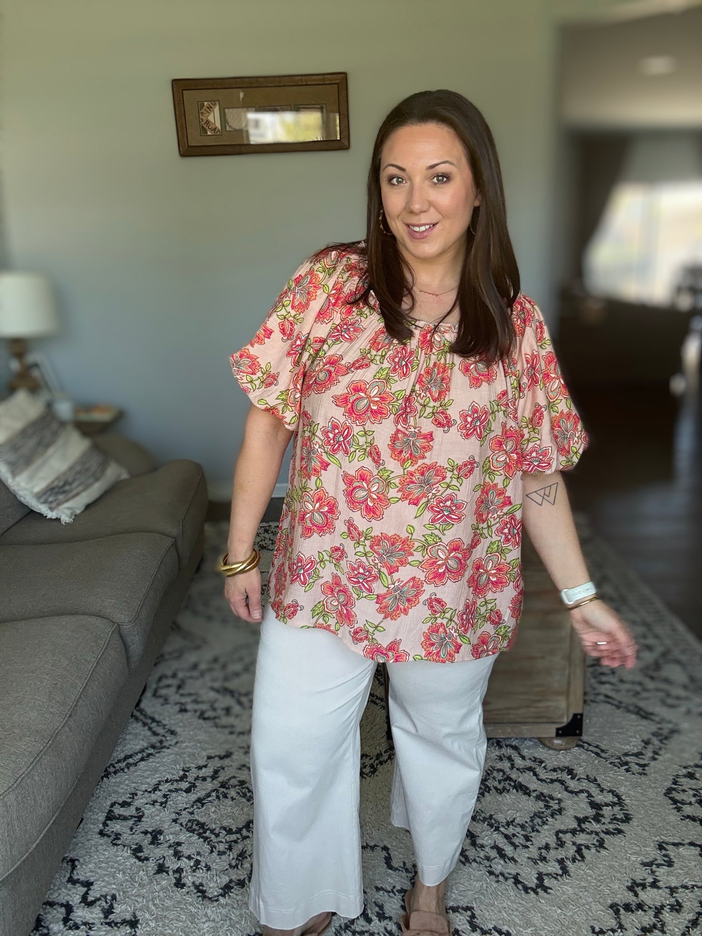 Petal Perfect Off the Shoulder Blouse