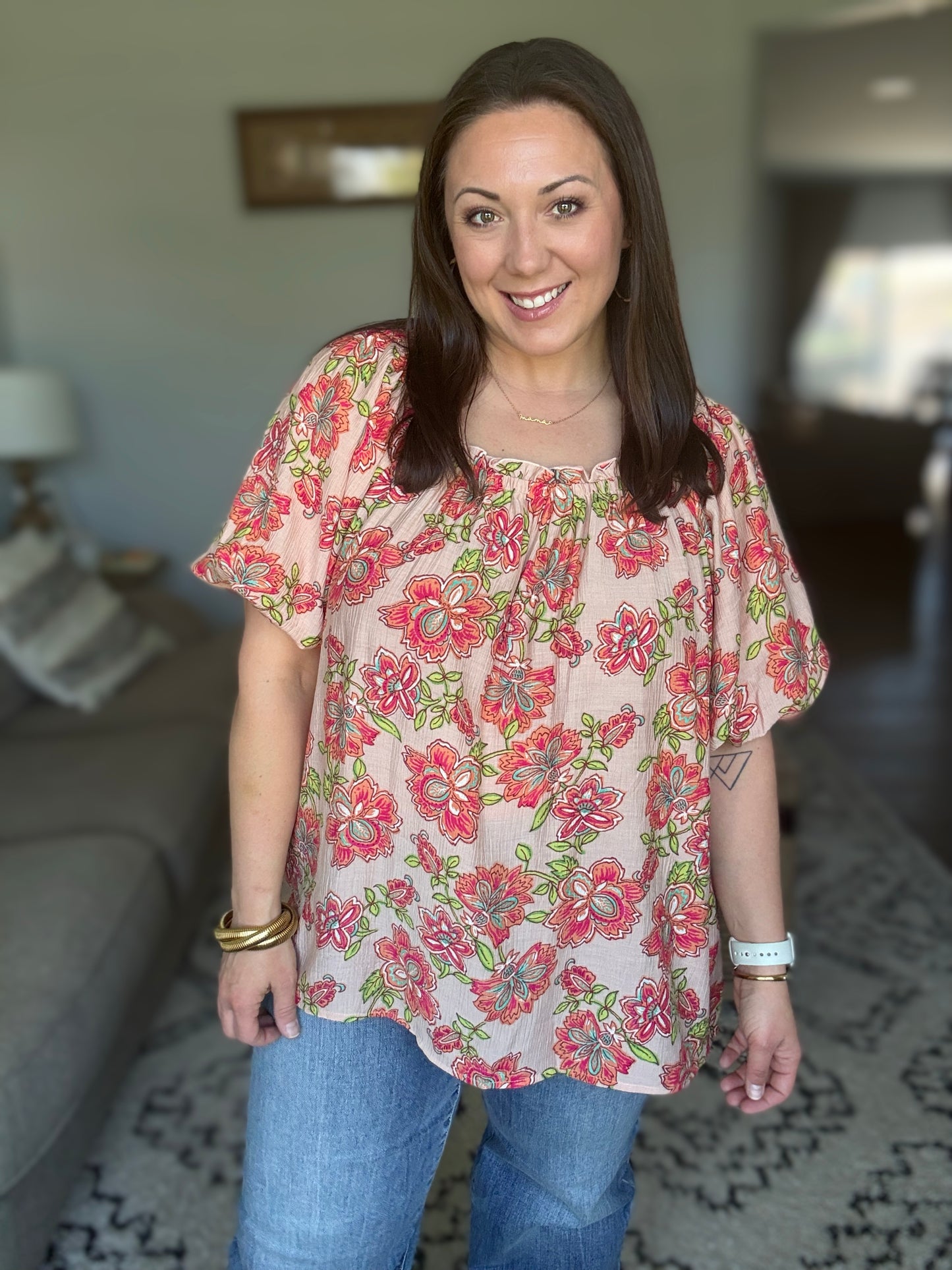 Petal Perfect Off the Shoulder Blouse