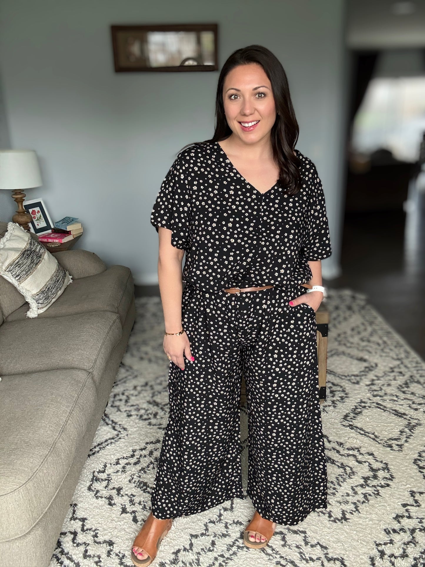 Jasmine Jumpsuit Blossoms