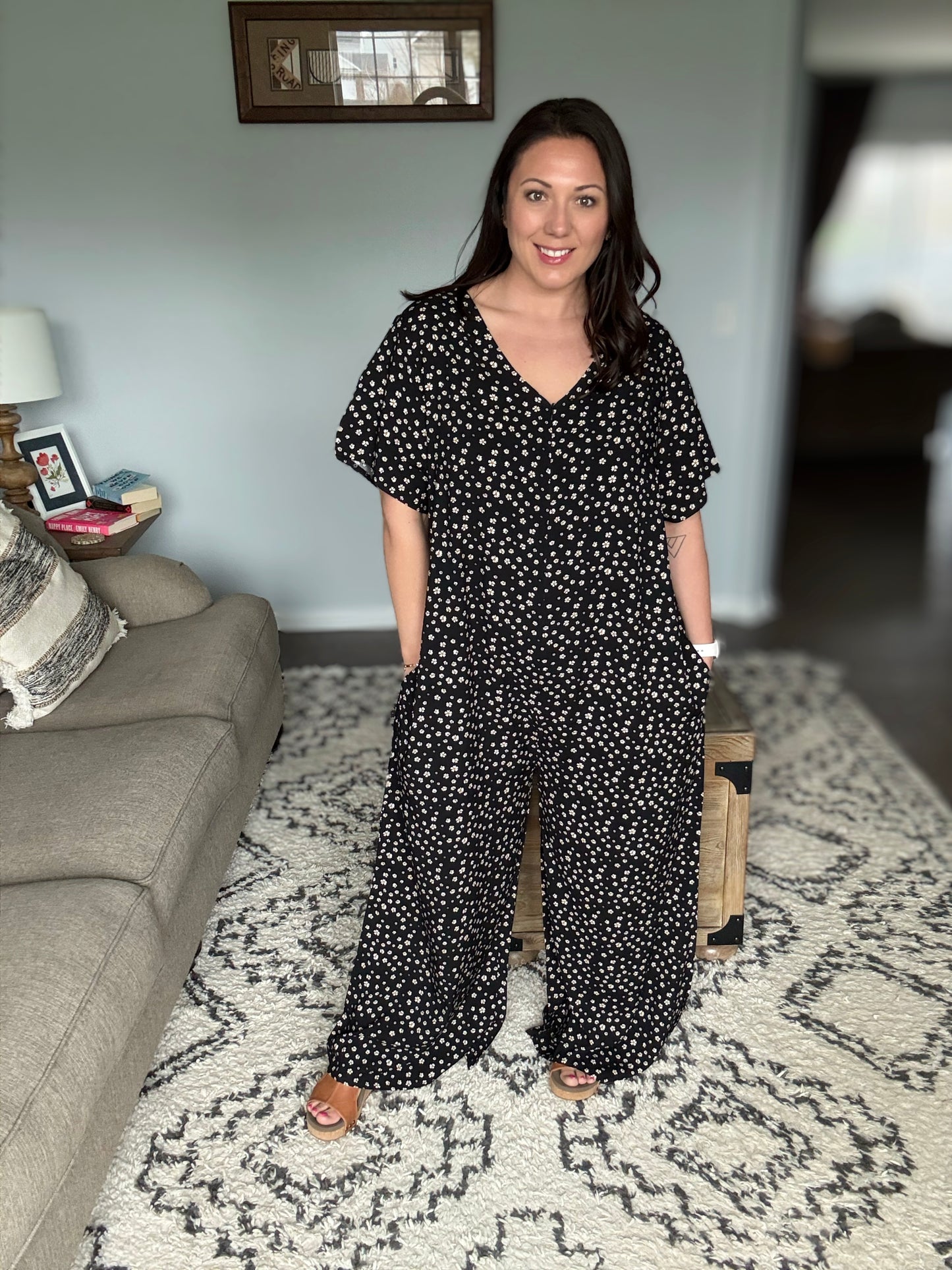 Jasmine Jumpsuit Blossoms