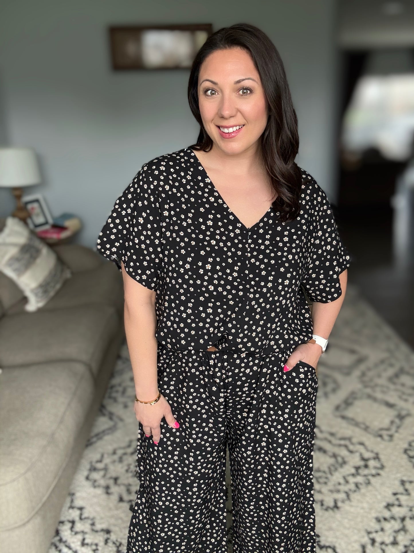 Jasmine Jumpsuit Blossoms
