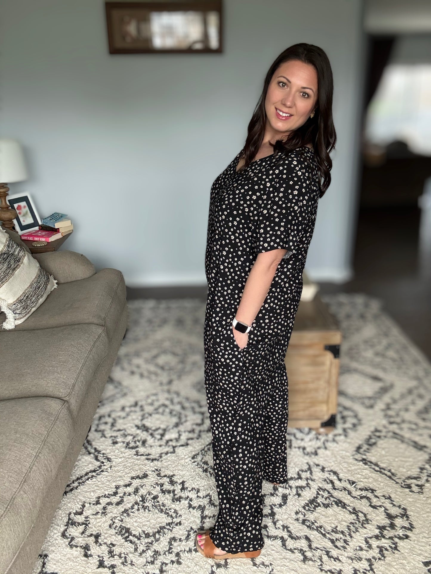Jasmine Jumpsuit Blossoms