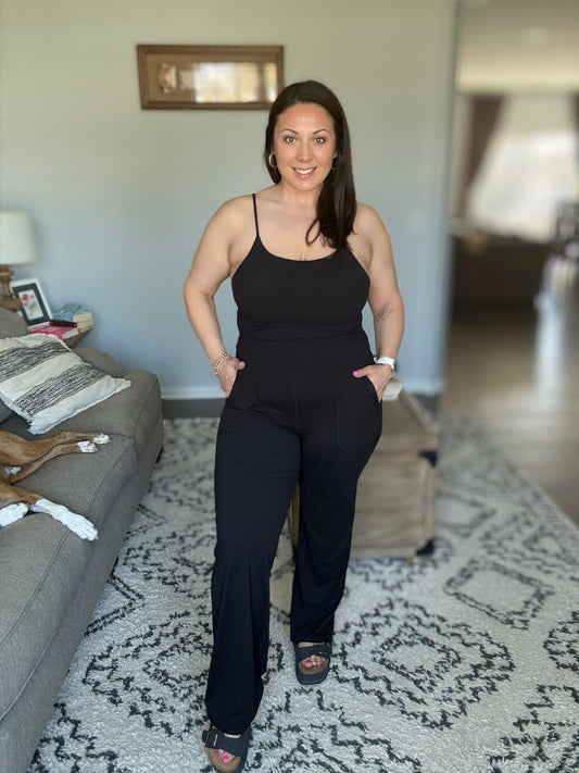 Leg Day Legends Straight Leg Bottoms in Black
