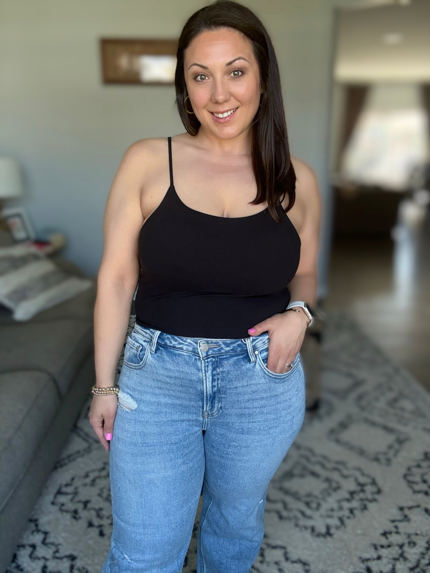 Hot Yoga Tank in Black