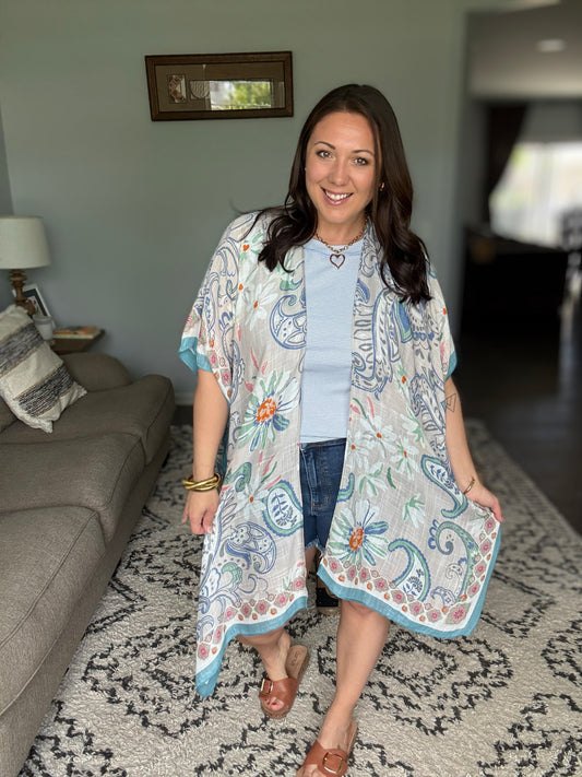 Back to My Roots Lightweight Kimono