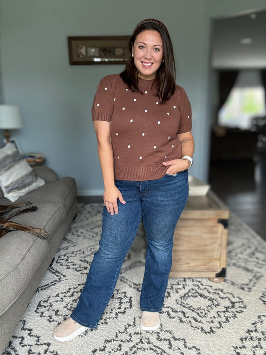Camille High Waist Tummy Control Bootcut Judy Blue Jeans