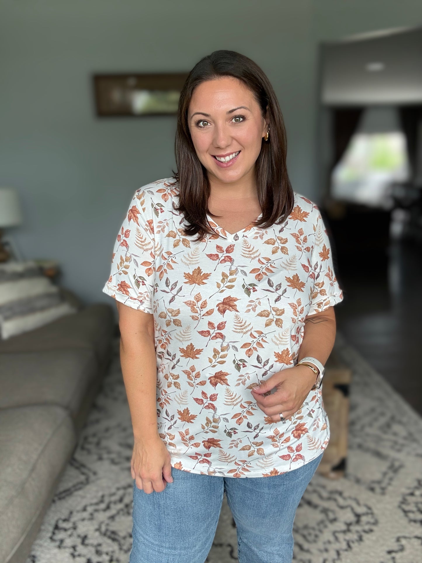 Michelle Mae Sophie Top - Autumn Leaves