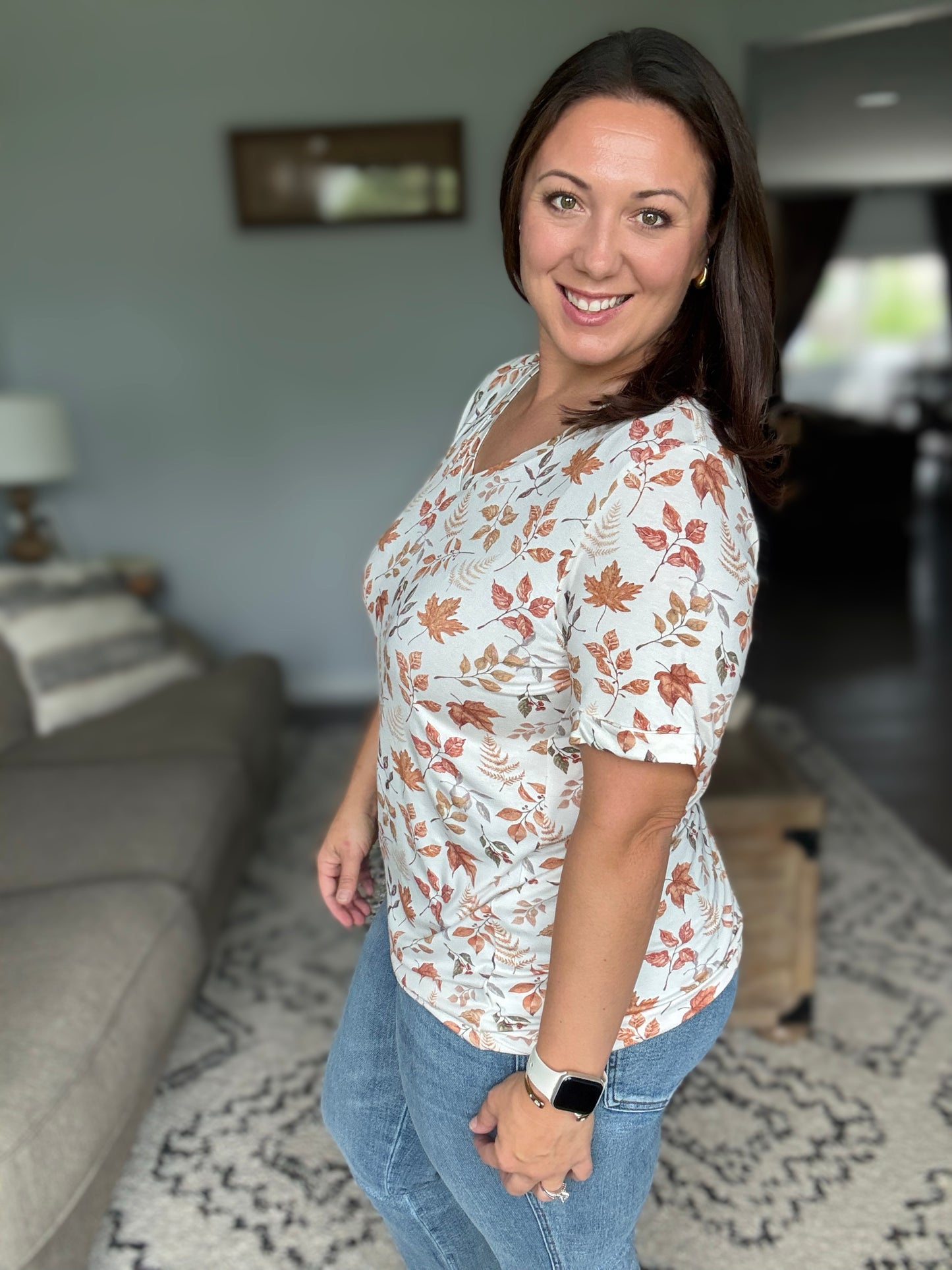Michelle Mae Sophie Top - Autumn Leaves
