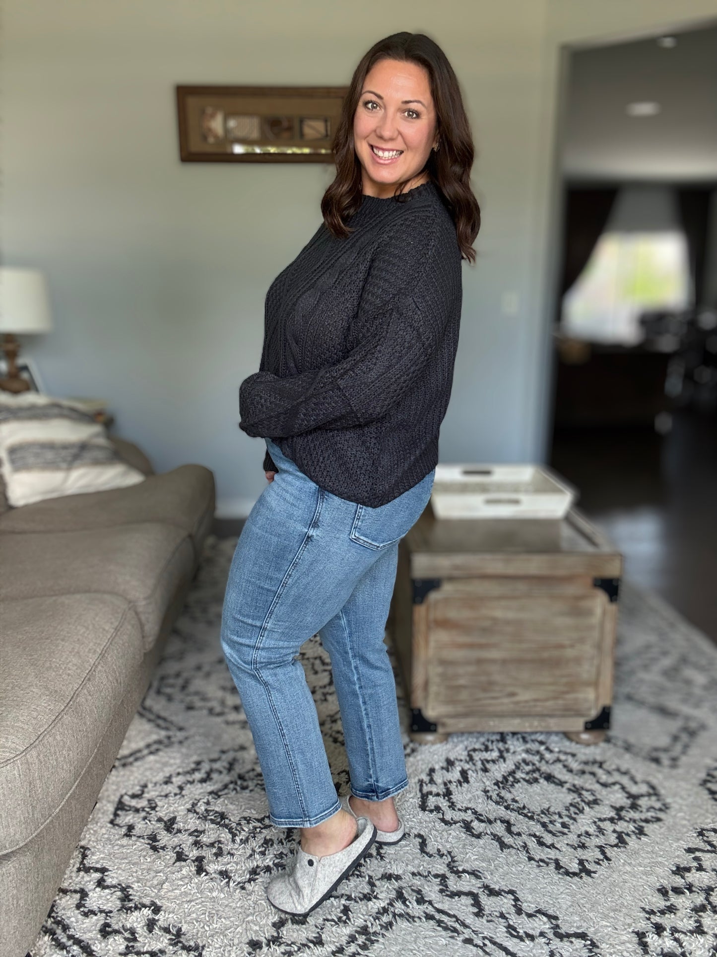 Carla High Waist Ankle Straight Judy Blue Jeans