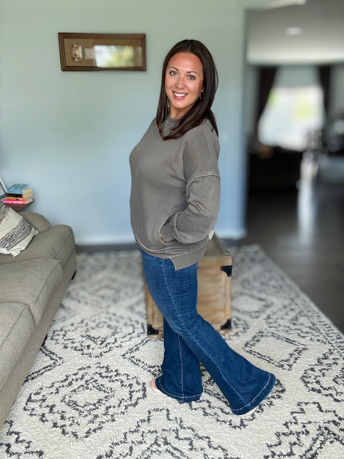 Bonnie High Waist Trouser Flare