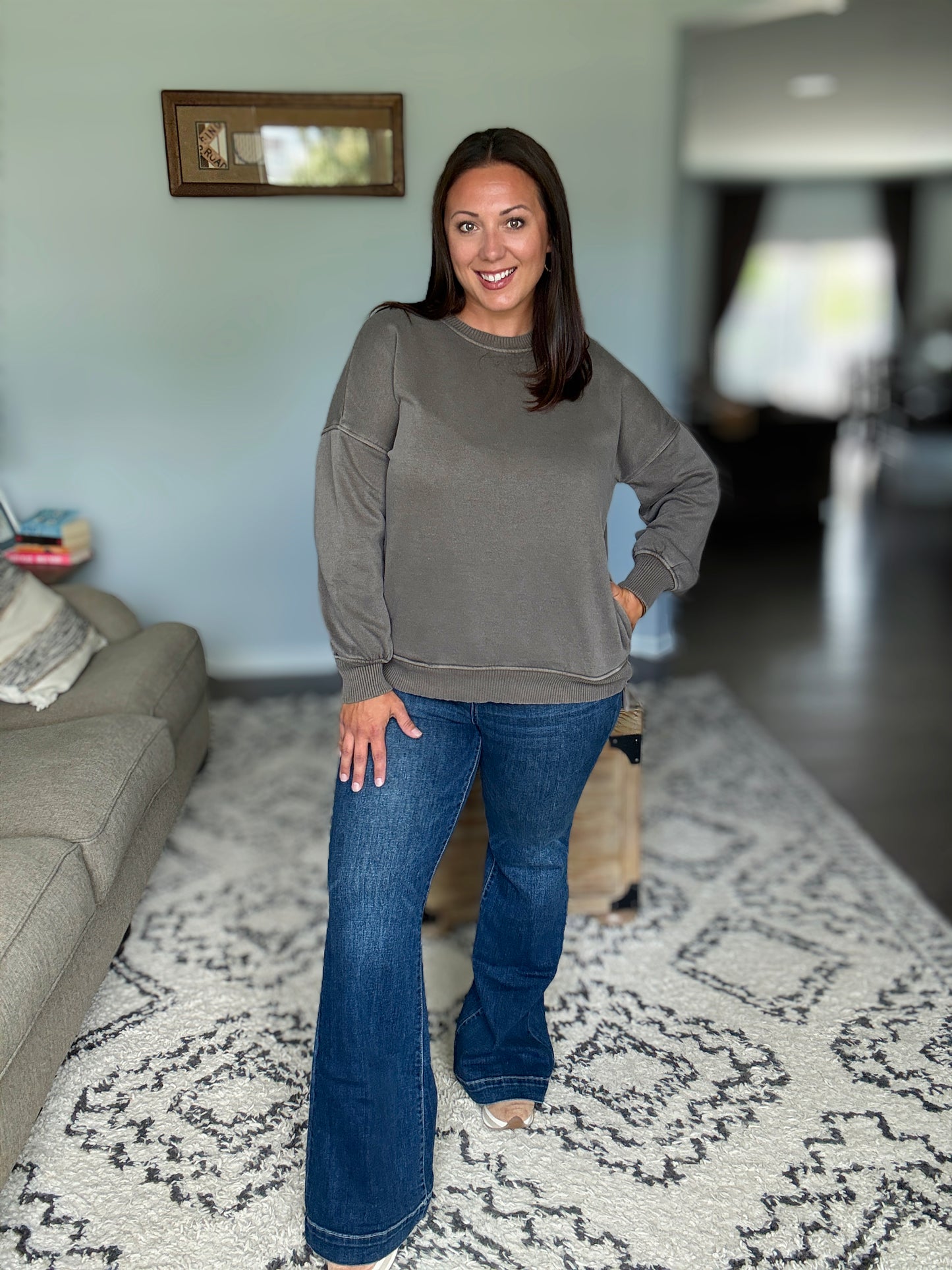 Bonnie High Waist Trouser Flare