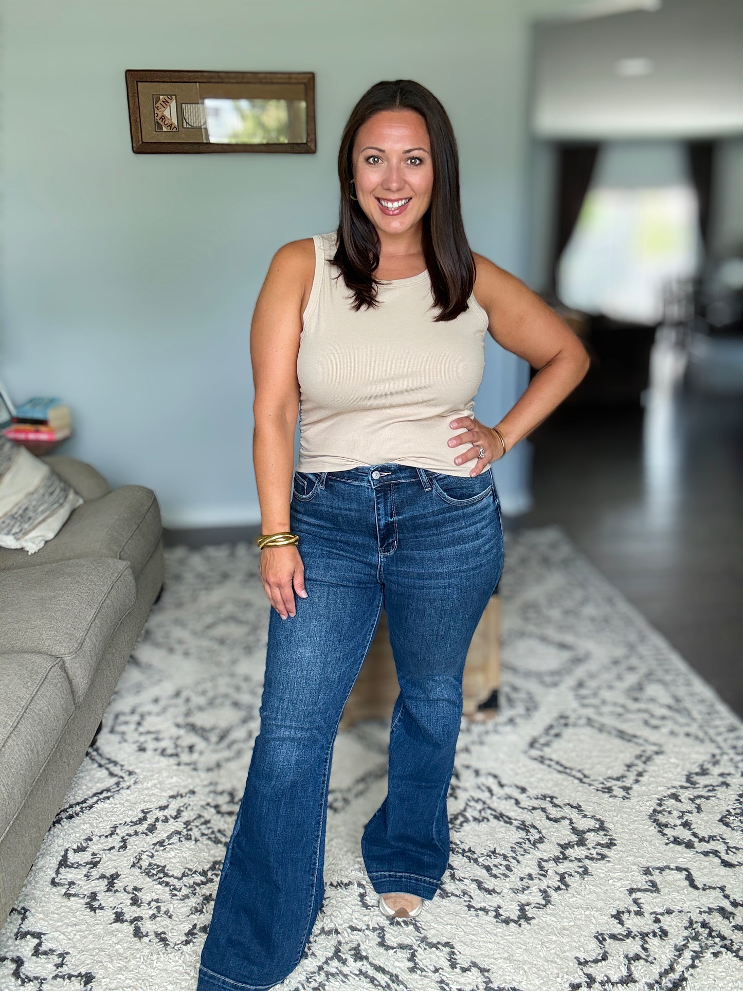 Bonnie High Waist Trouser Flare