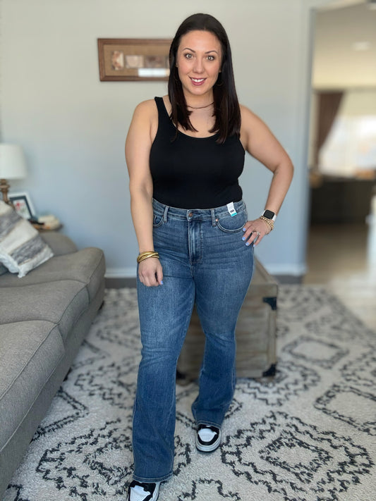 Judy Blue “On The Beat” Tummy Control Bootcut Jeans  -3 Inseam Options Short/Regular/Tall
