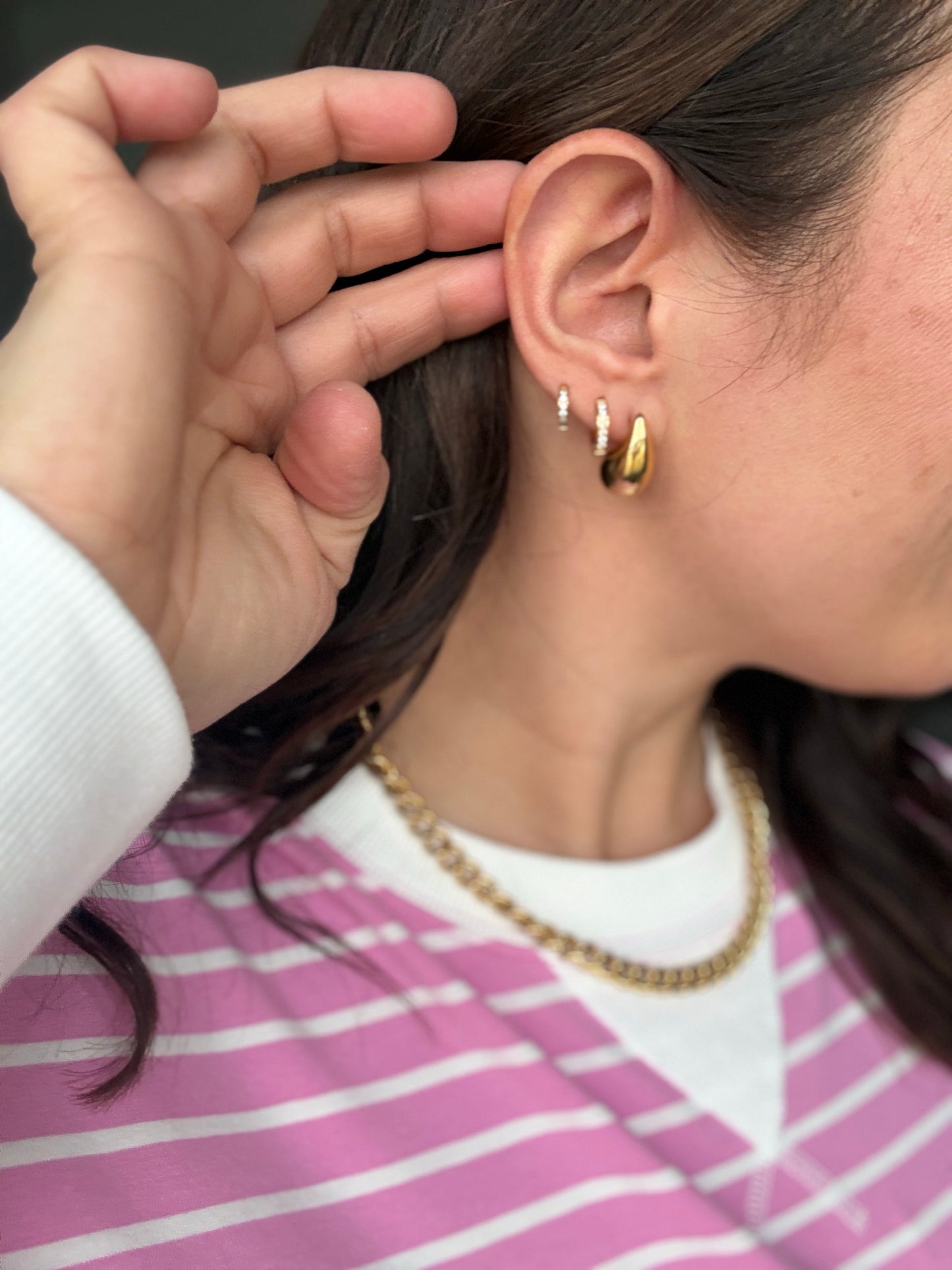 Drip Drop Teardrop Earrings