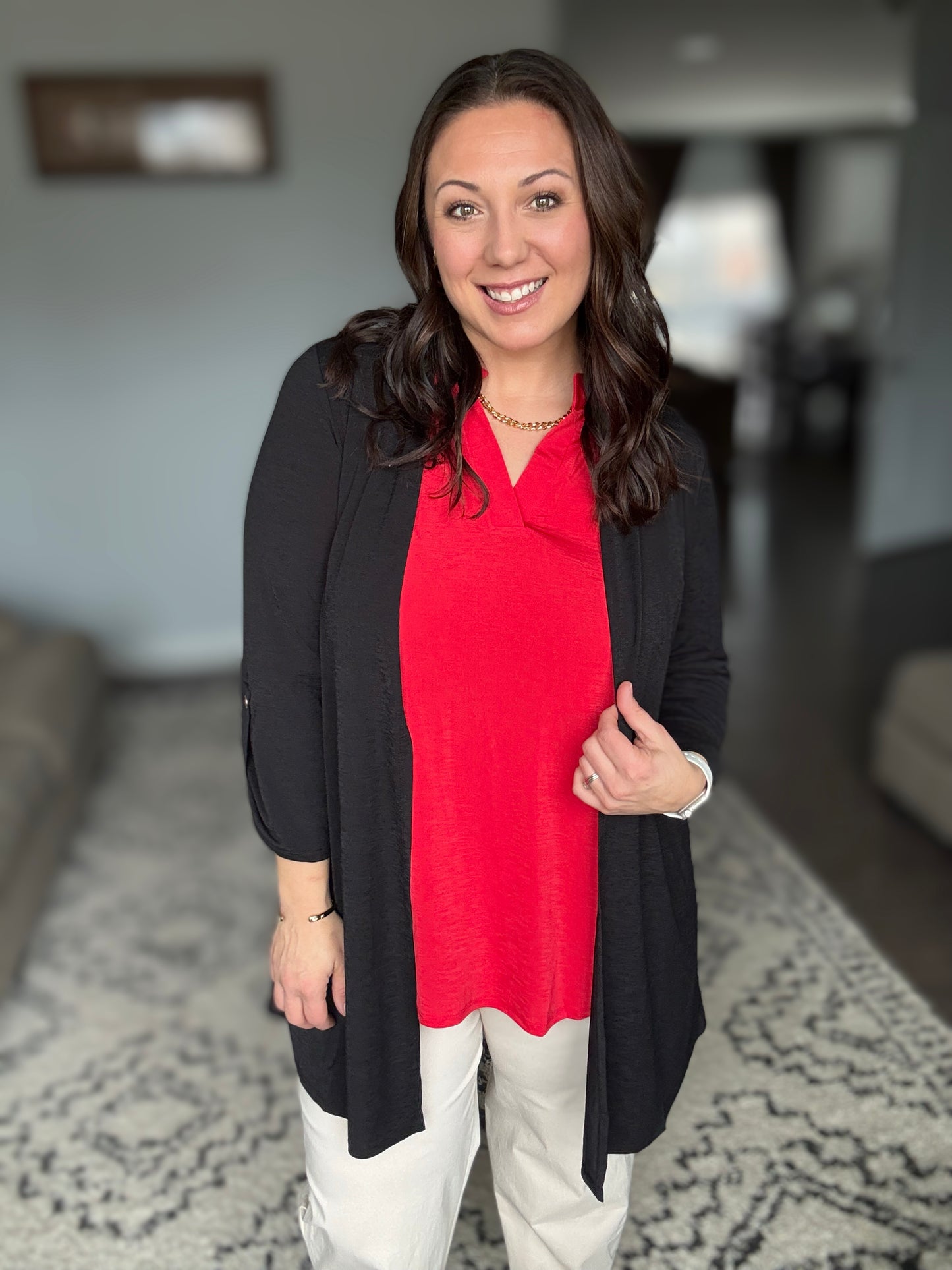 Lizzy Cardigan in Black