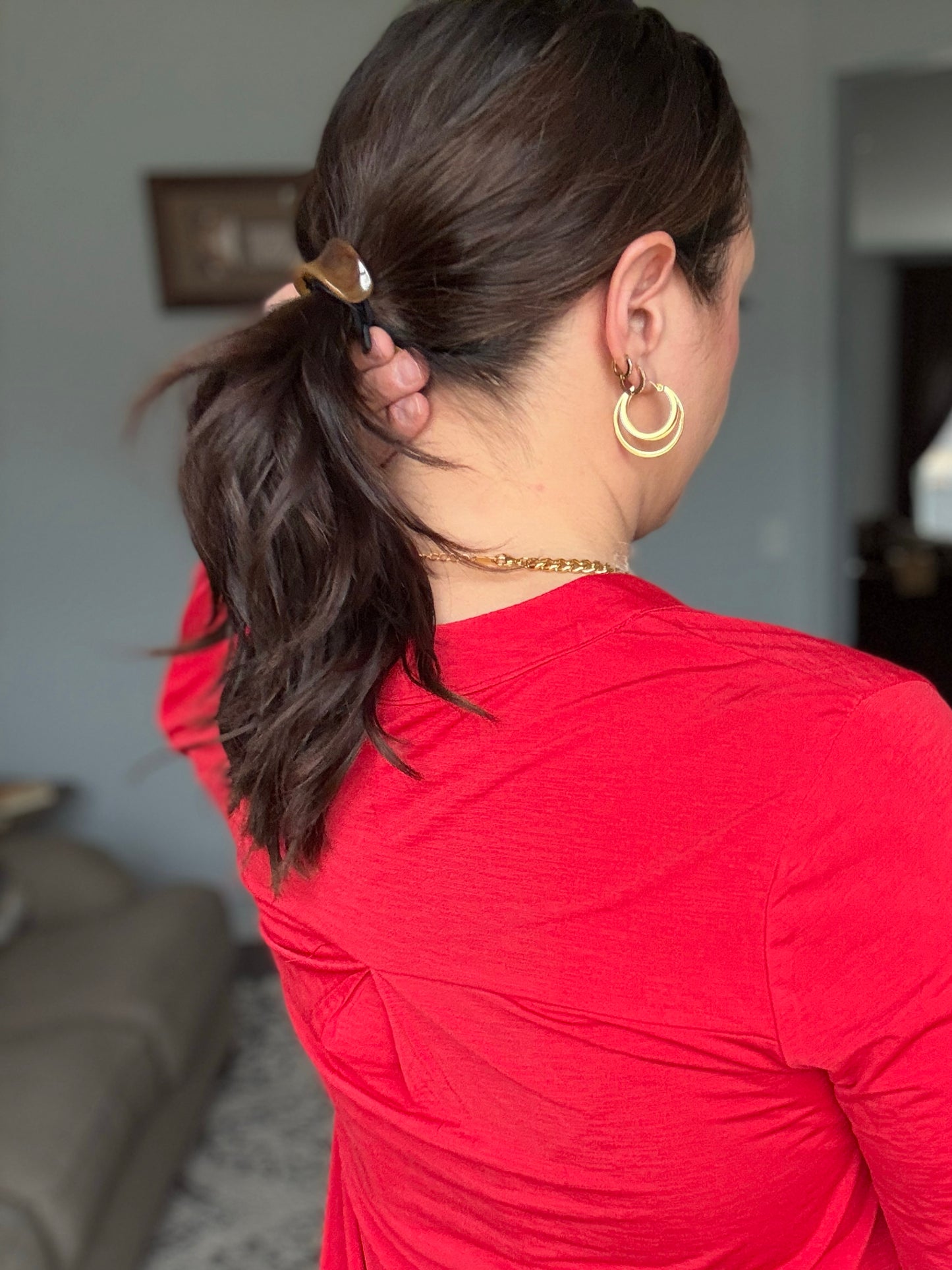 Raw Honey Ponytail Cuff
