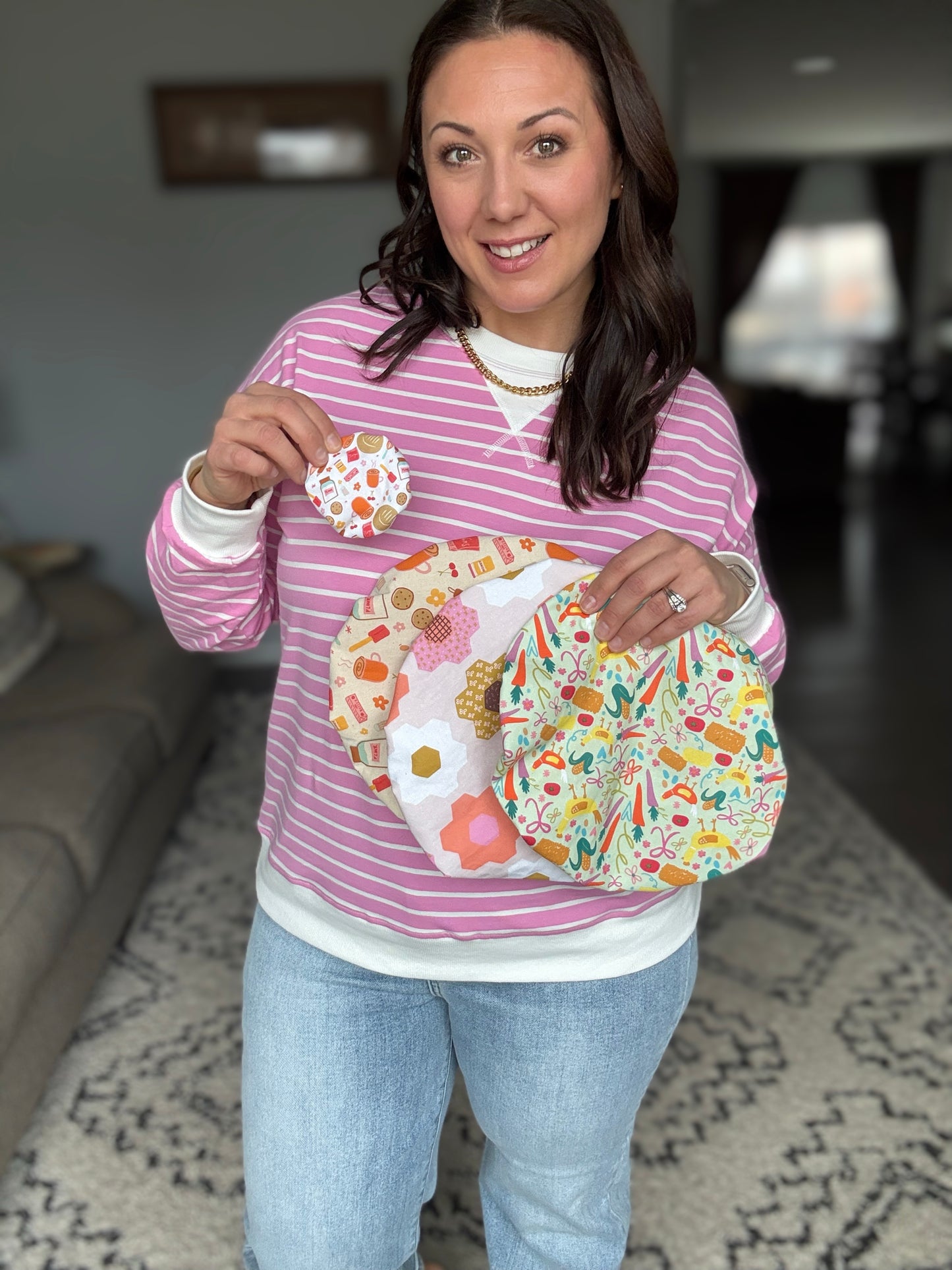 Doe a Deer -Reusable 3.25" Jar + Mini Bowl Cover