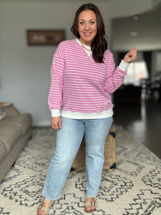 Natalie High Waist Ankle Straight