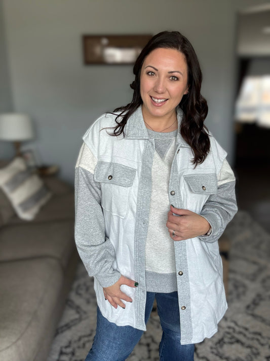 Exciting Expectations Sleeveless Shacket