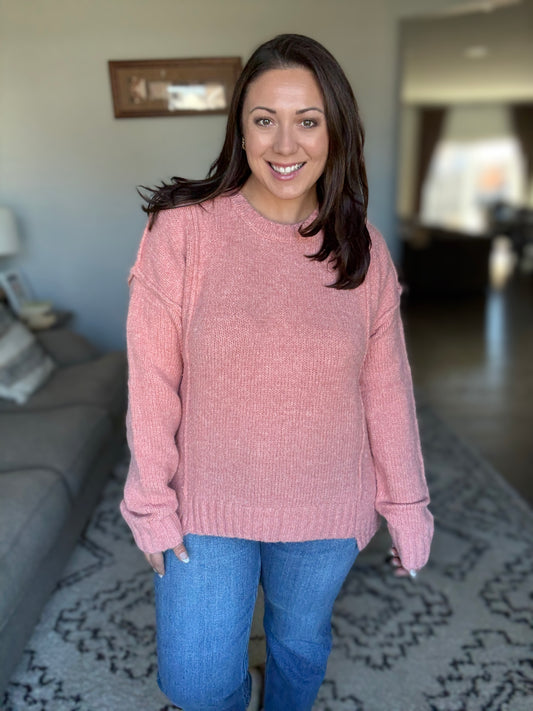 Changed for the Better Exposed Seam Pullover