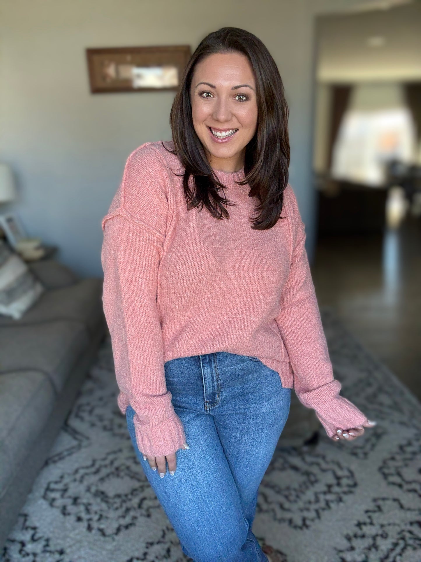 Changed for the Better Exposed Seam Pullover