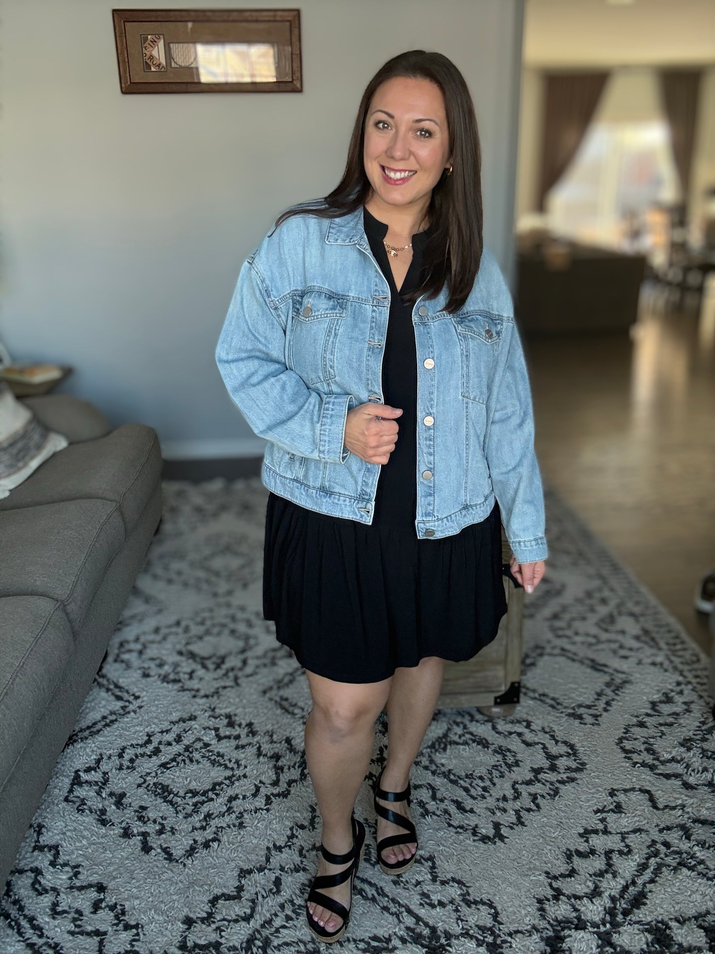 Lizzy Sunday Dress in Black