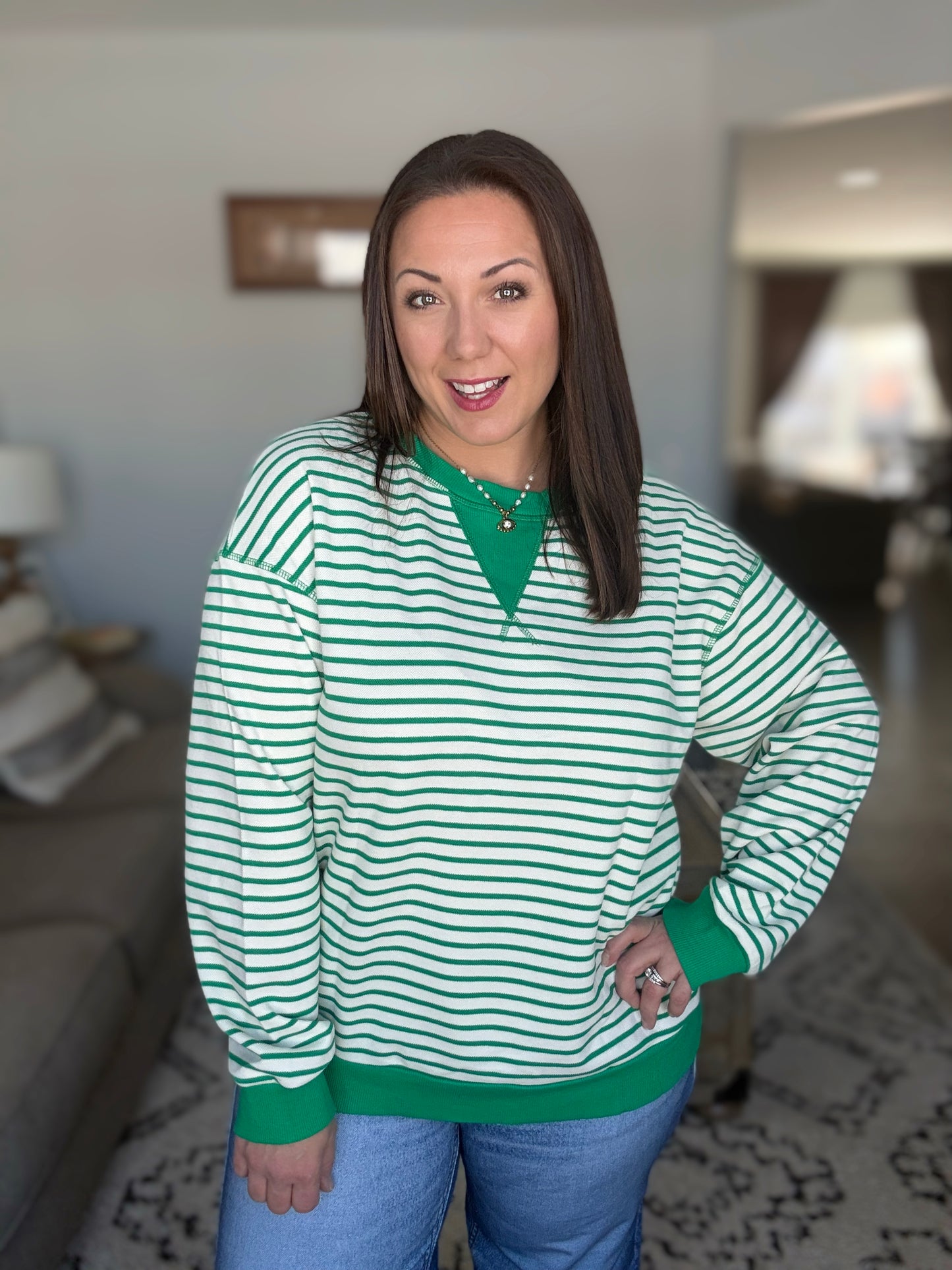 Cutie 101 Drop Shoulder Long Sleeve Top