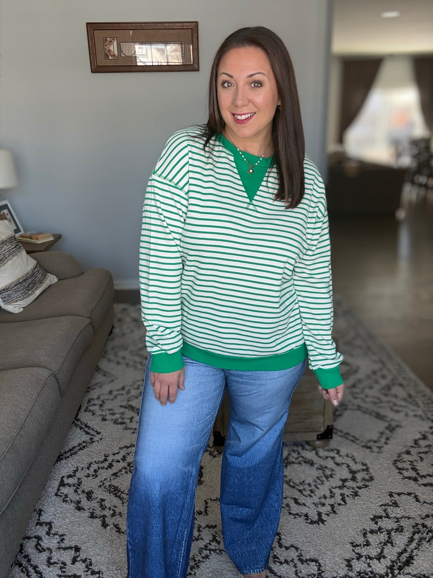 Cutie 101 Drop Shoulder Long Sleeve Top