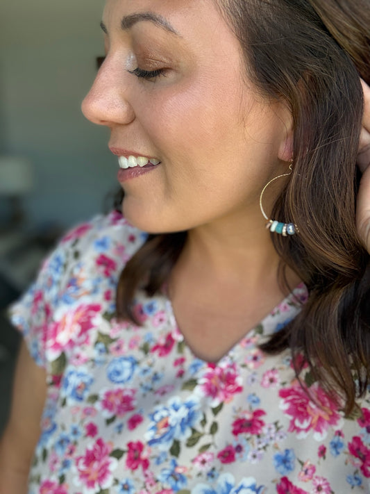 Wouldn't Put It Pastel Her Hoop Earrings