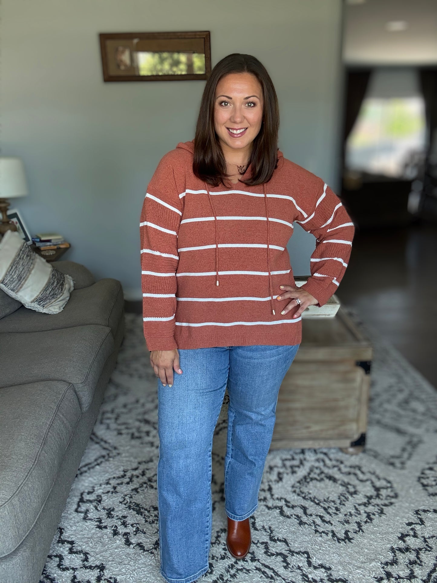 Claudia Mid Rise Wide Leg Ankle Jean