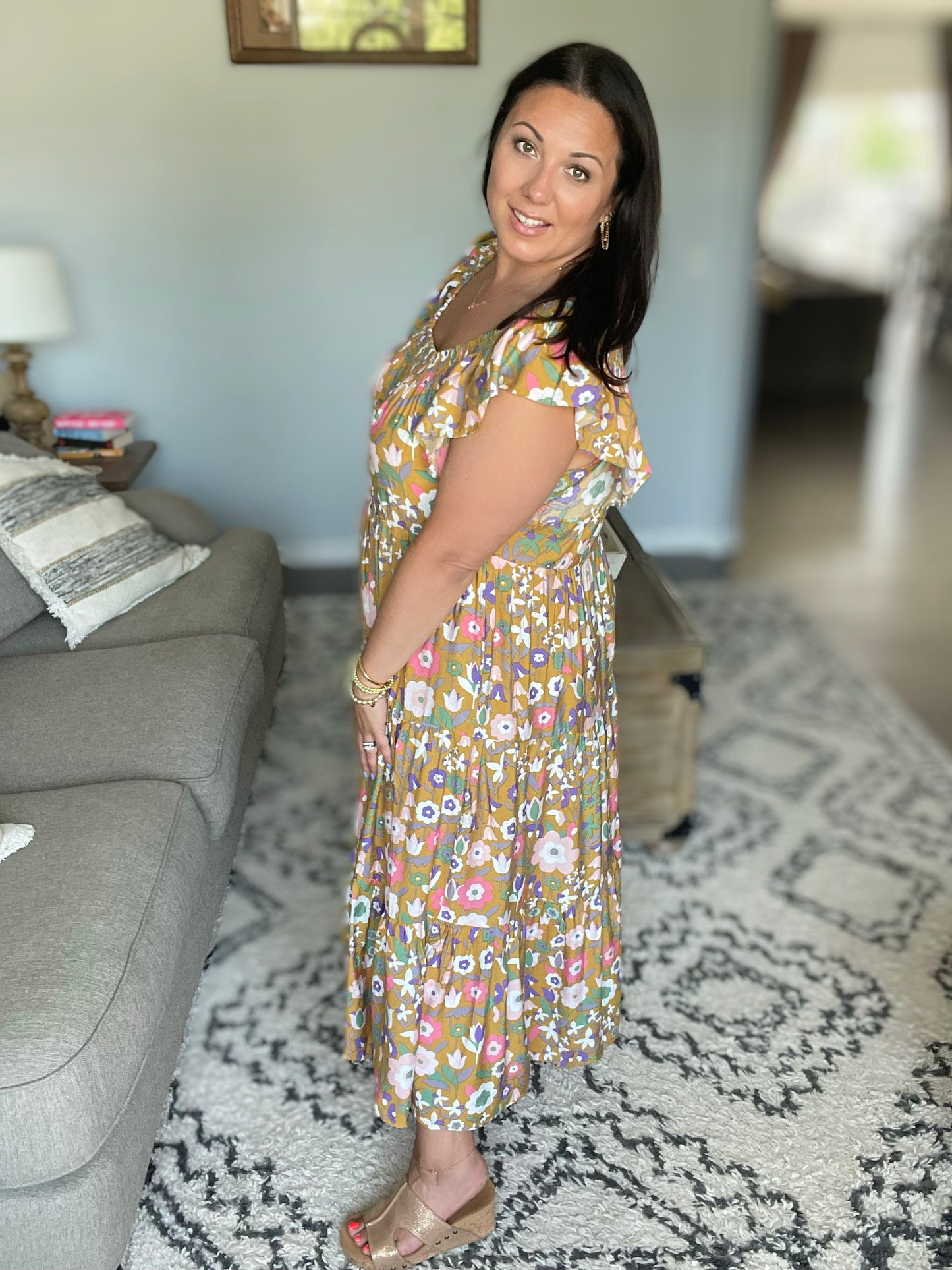 I Done It Good Flutter Sleeve Dress