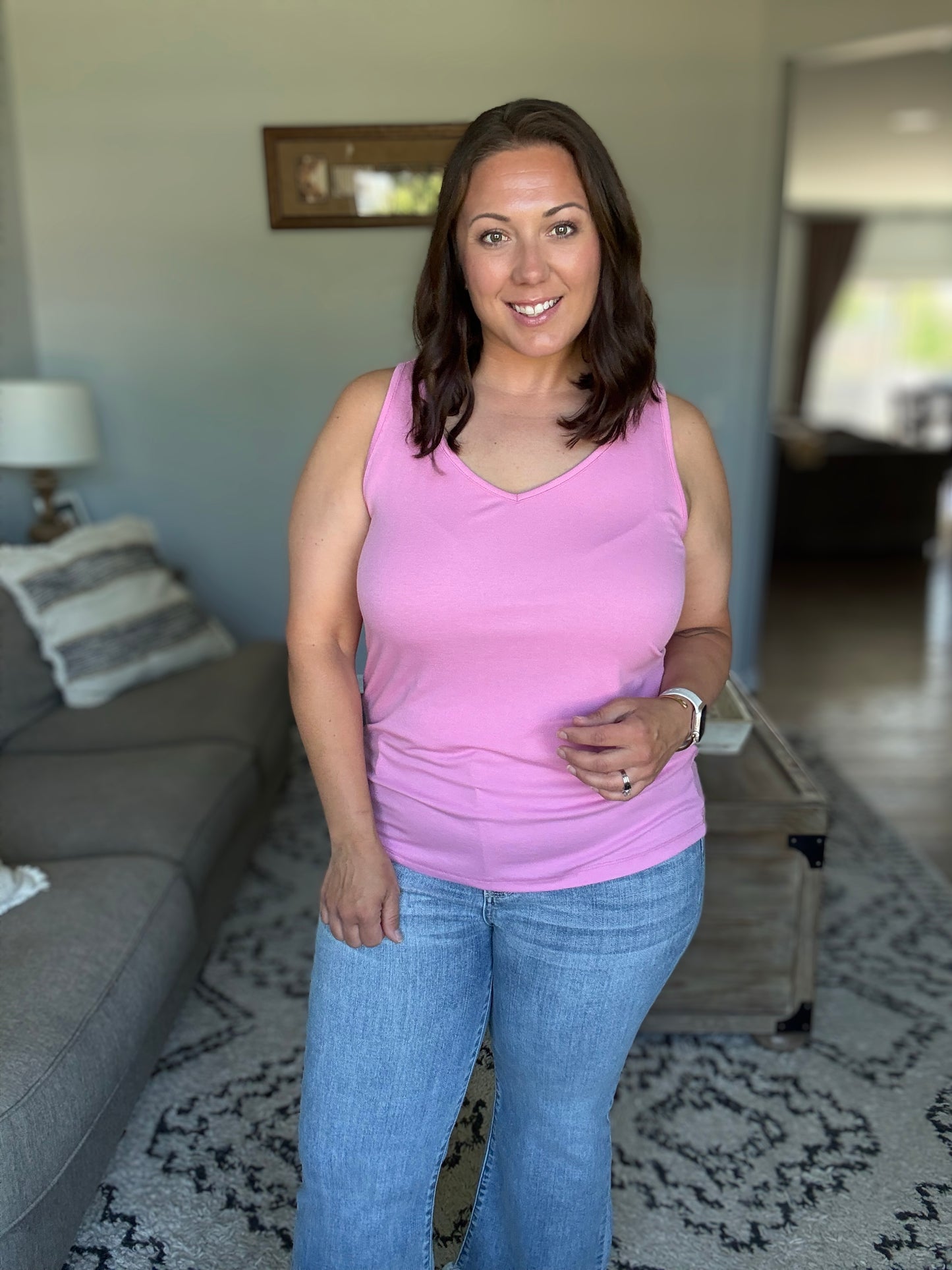 Michelle Mae Kennedy Tank - Pink
