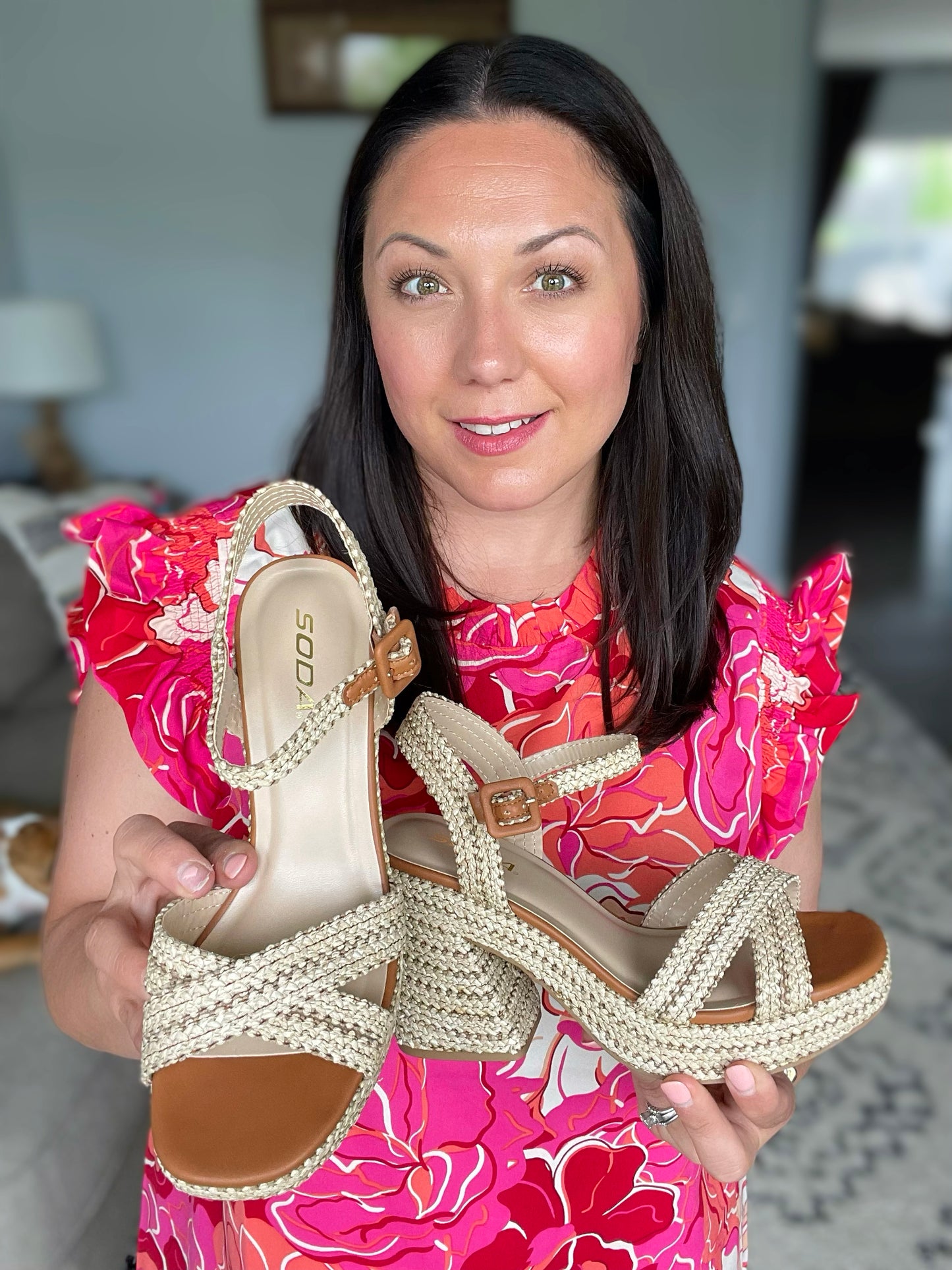 Bon Voyage Rope Woven Heel Shoes