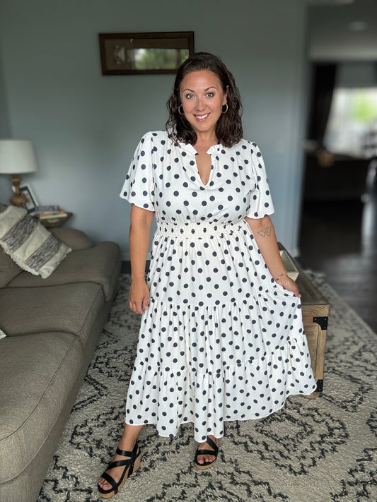It Had to Be You Bell Sleeve Midi Dress