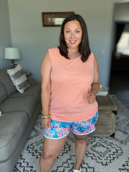 Michelle Mae Ava Tank - Melon