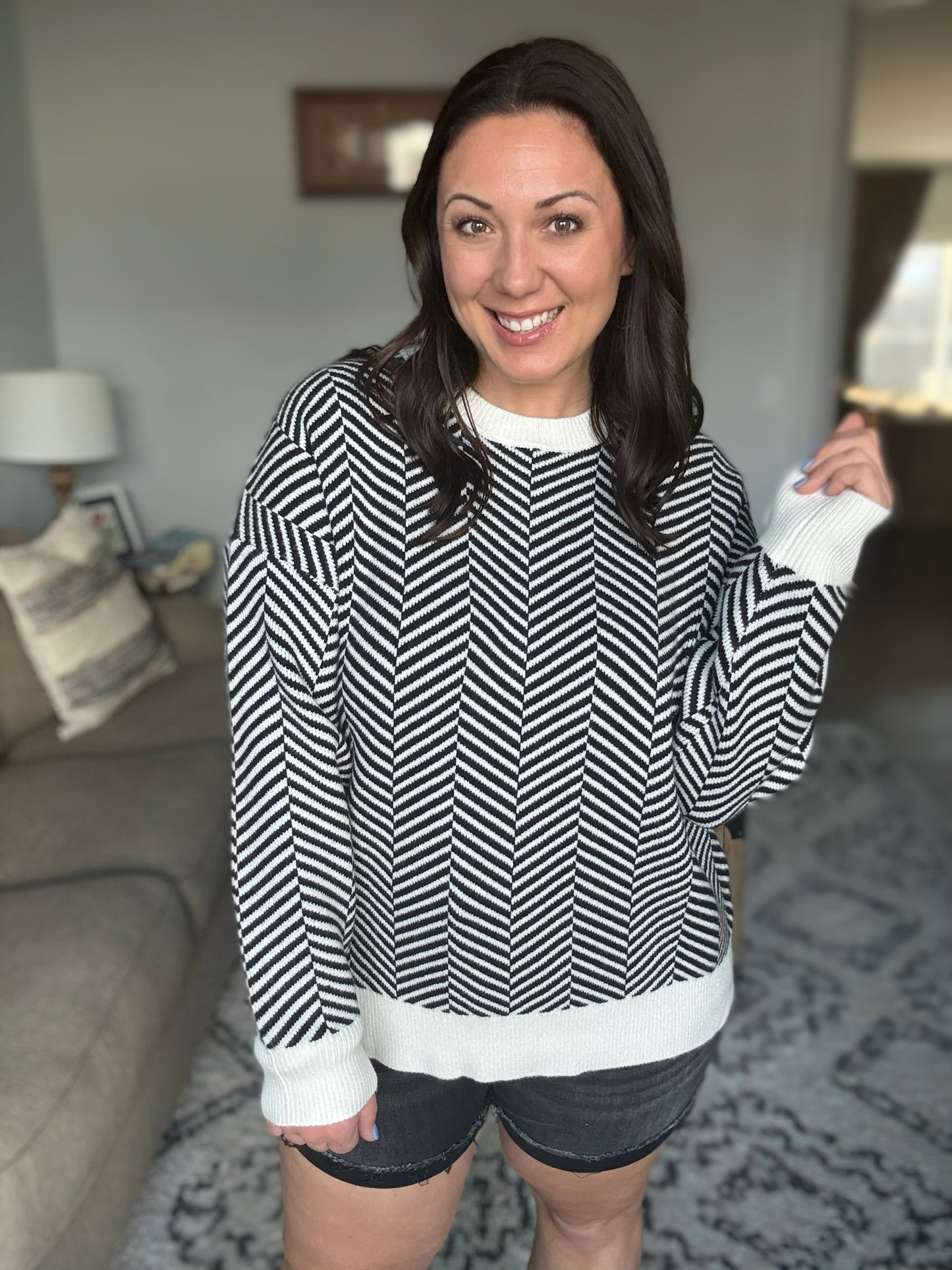 Super Secret Chevron Sweater