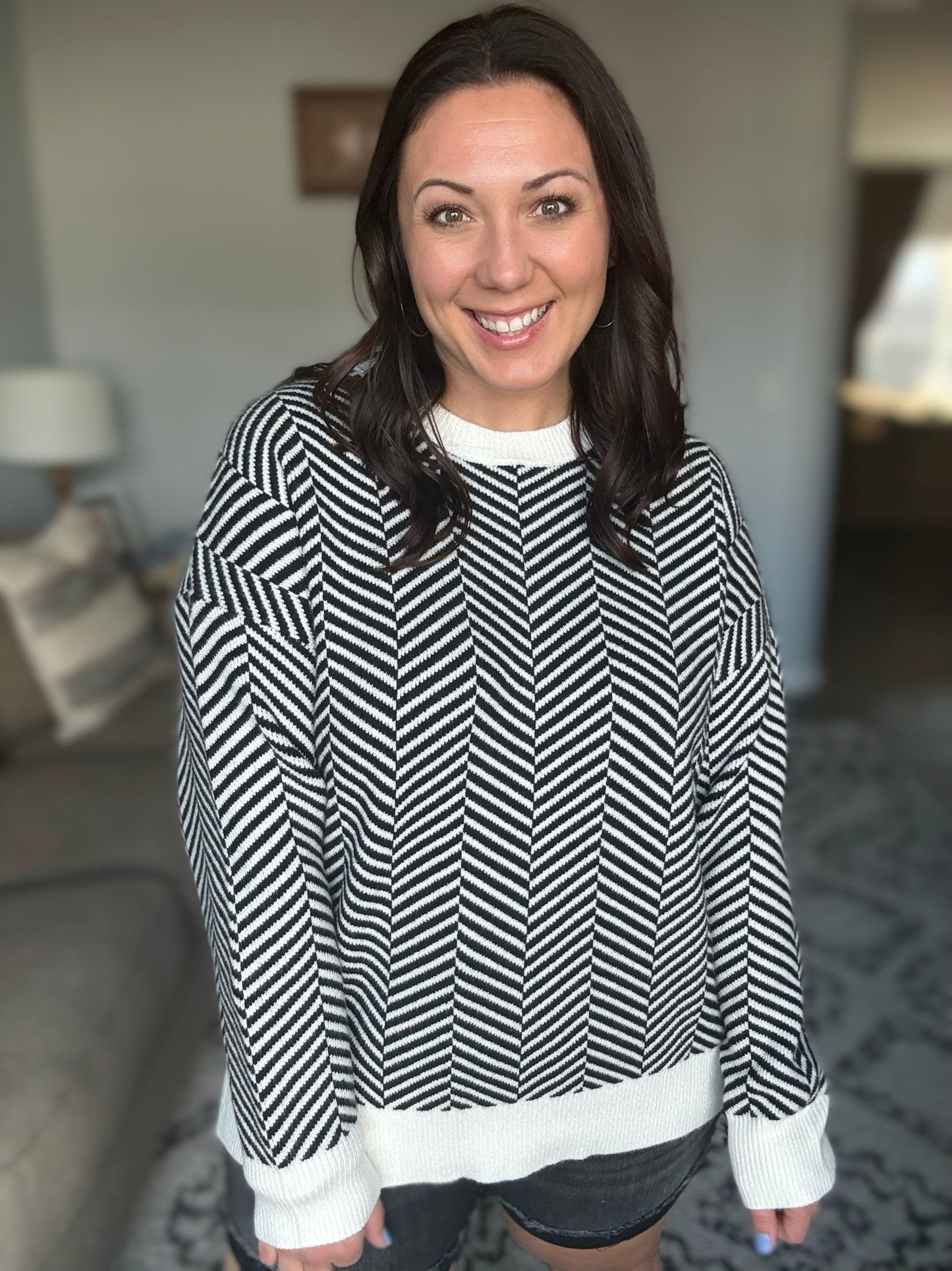 Super Secret Chevron Sweater