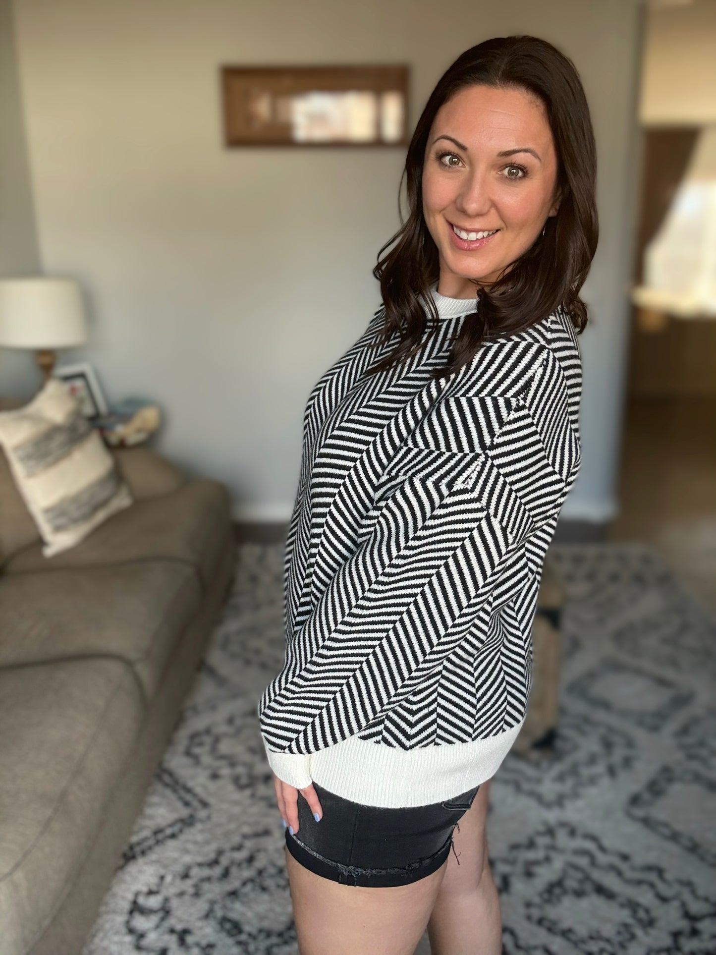 Super Secret Chevron Sweater