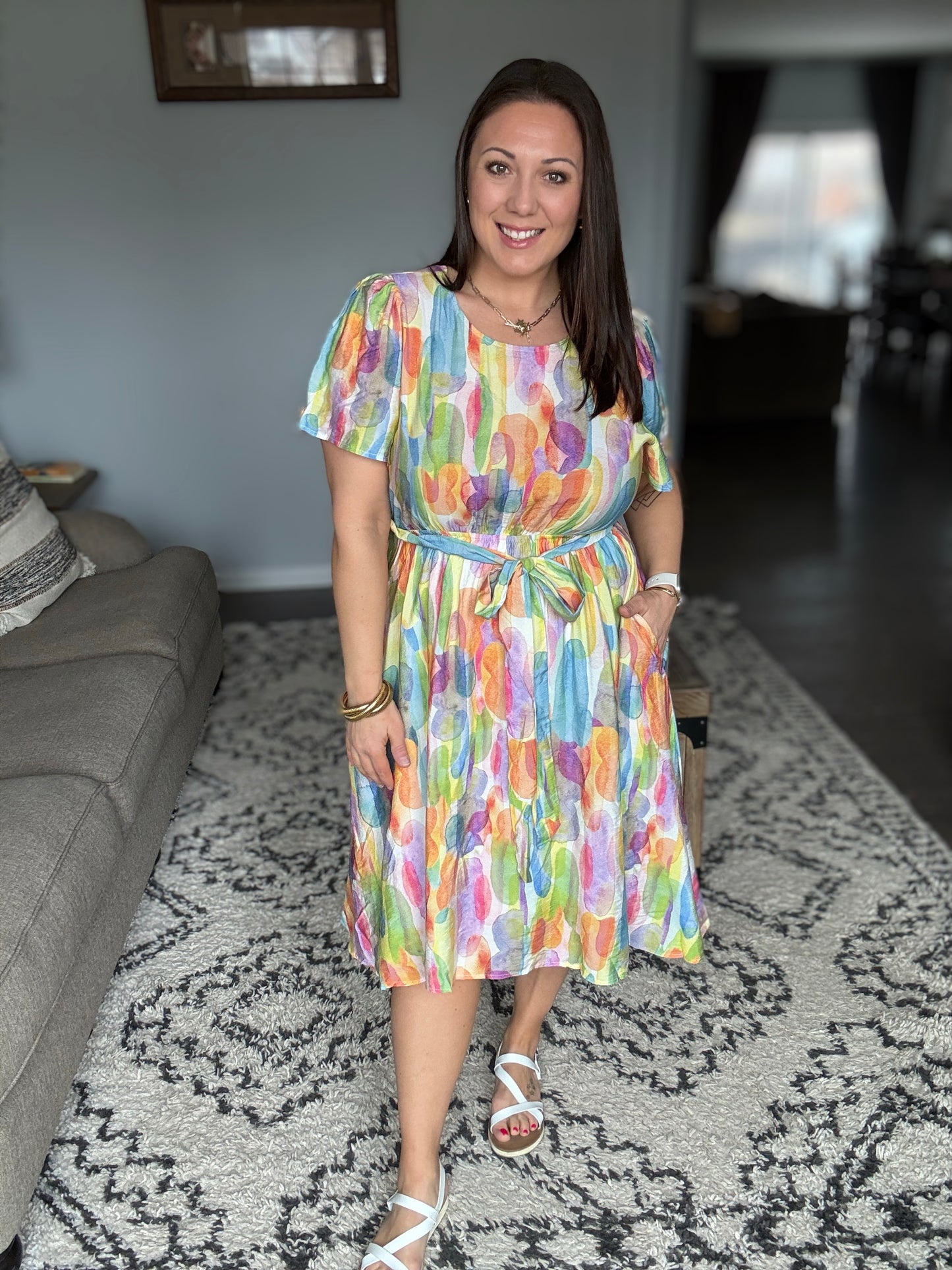 Young, Wild & Free Round Neck Dress