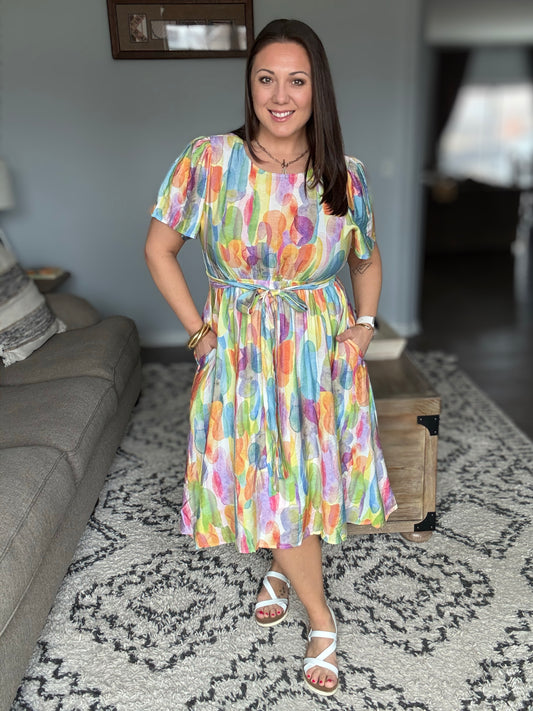 Young, Wild & Free Round Neck Dress