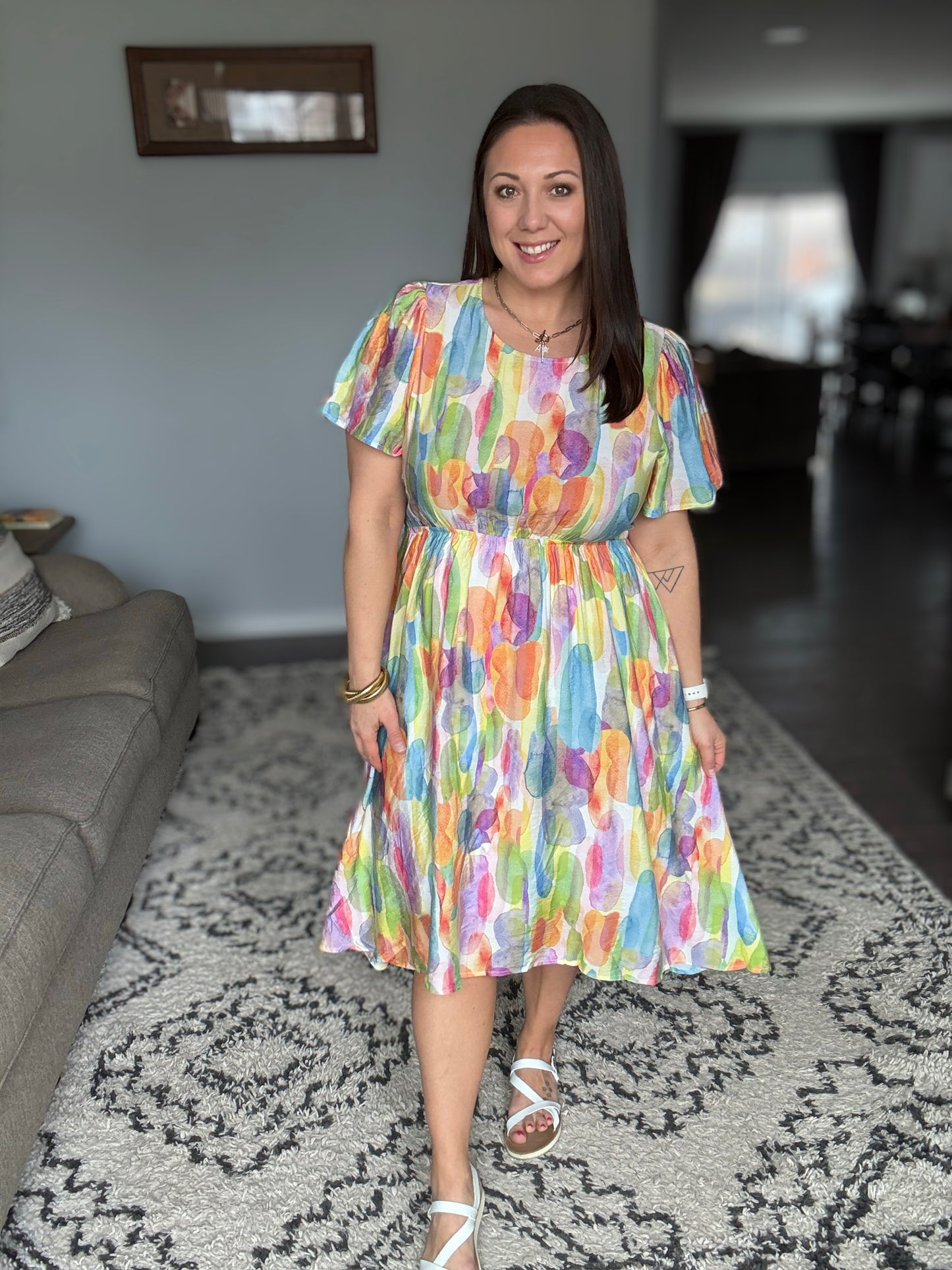 Young, Wild & Free Round Neck Dress